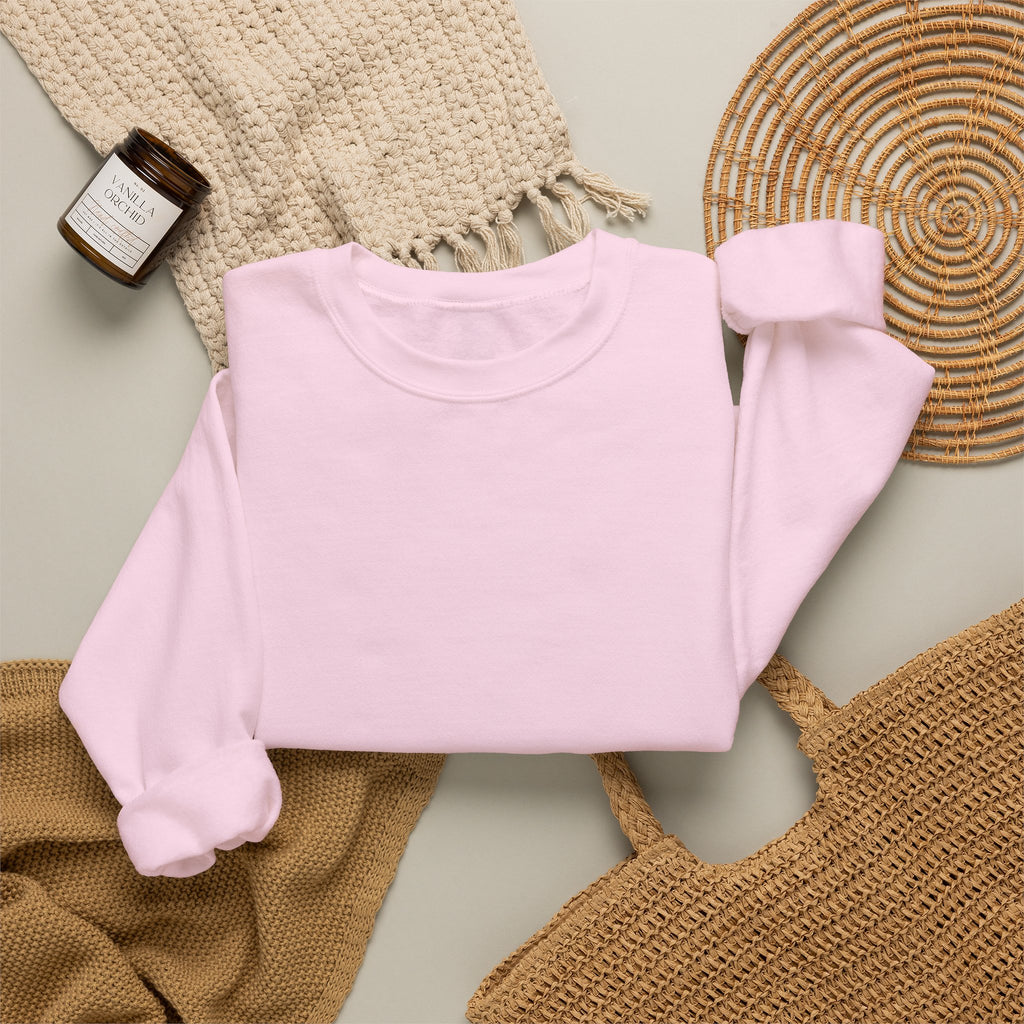 Classic White Crewneck Sweatshirt