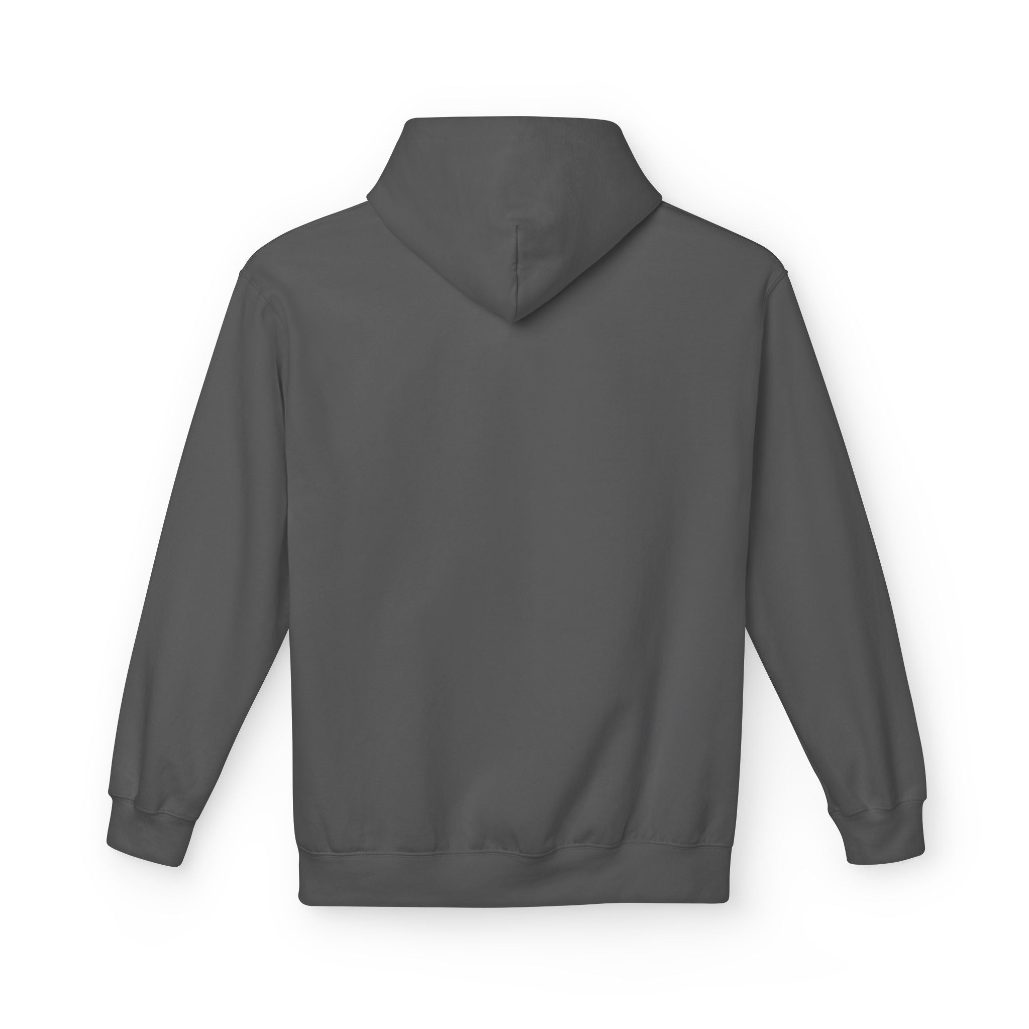 Classic White Fleece Hoodie – Soft Midweight Pullover