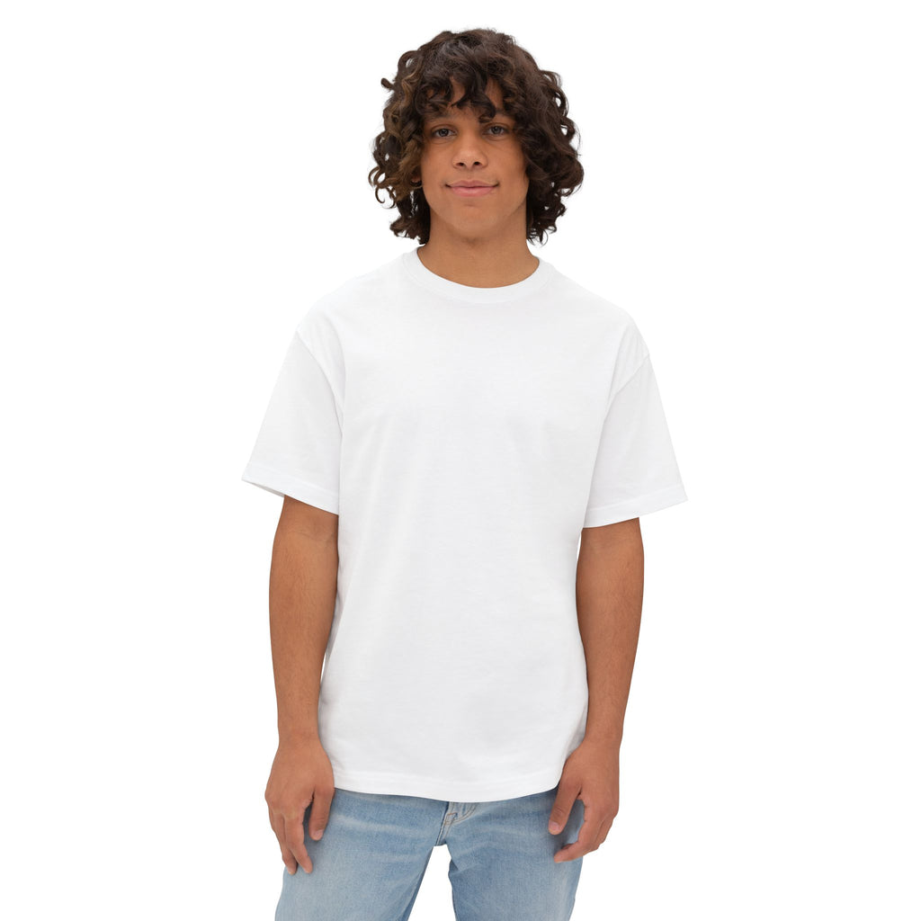 Oversized Boxy Tee — Minimal White Crewneck T-Shirt
