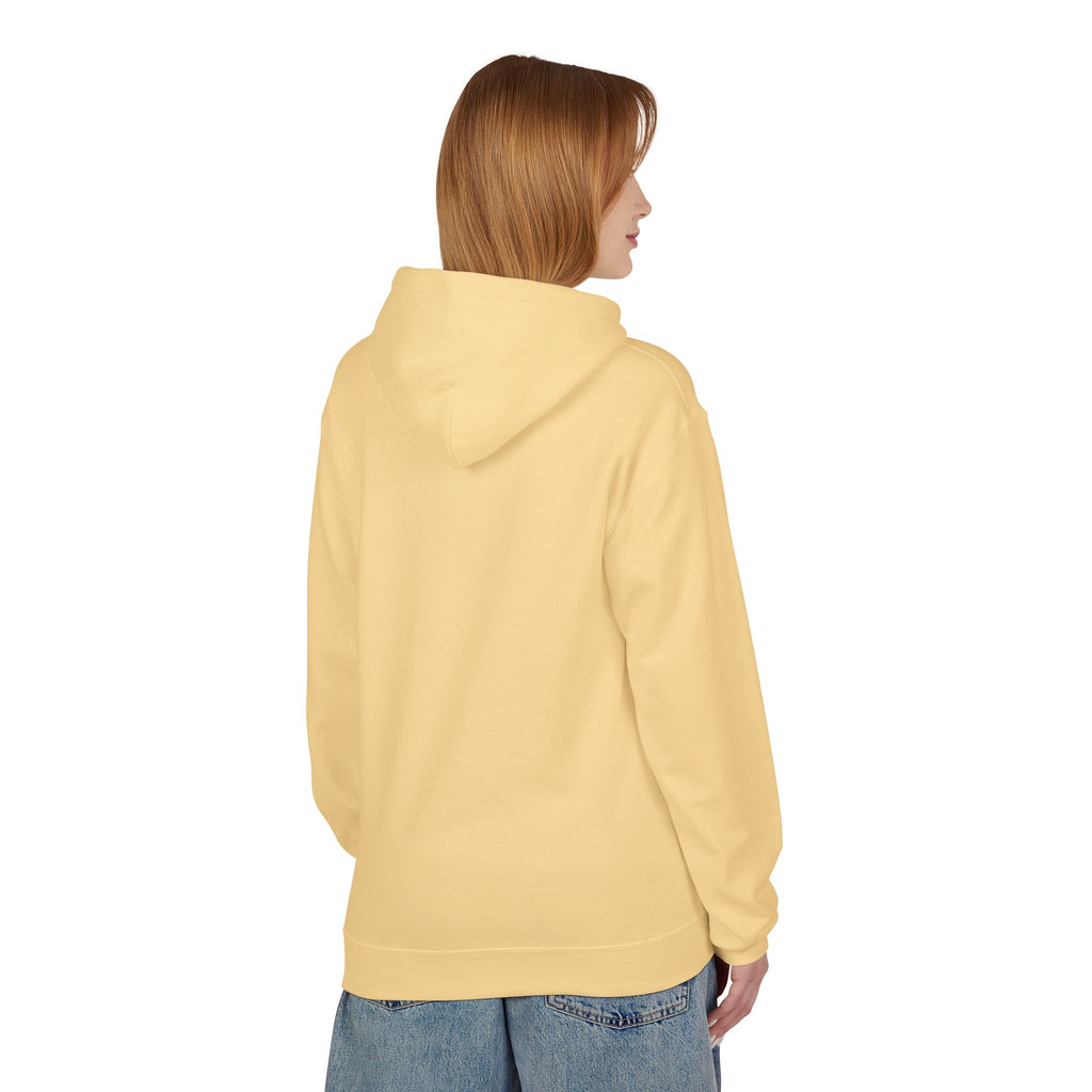 Classic White Fleece Hoodie – Soft Midweight Pullover
