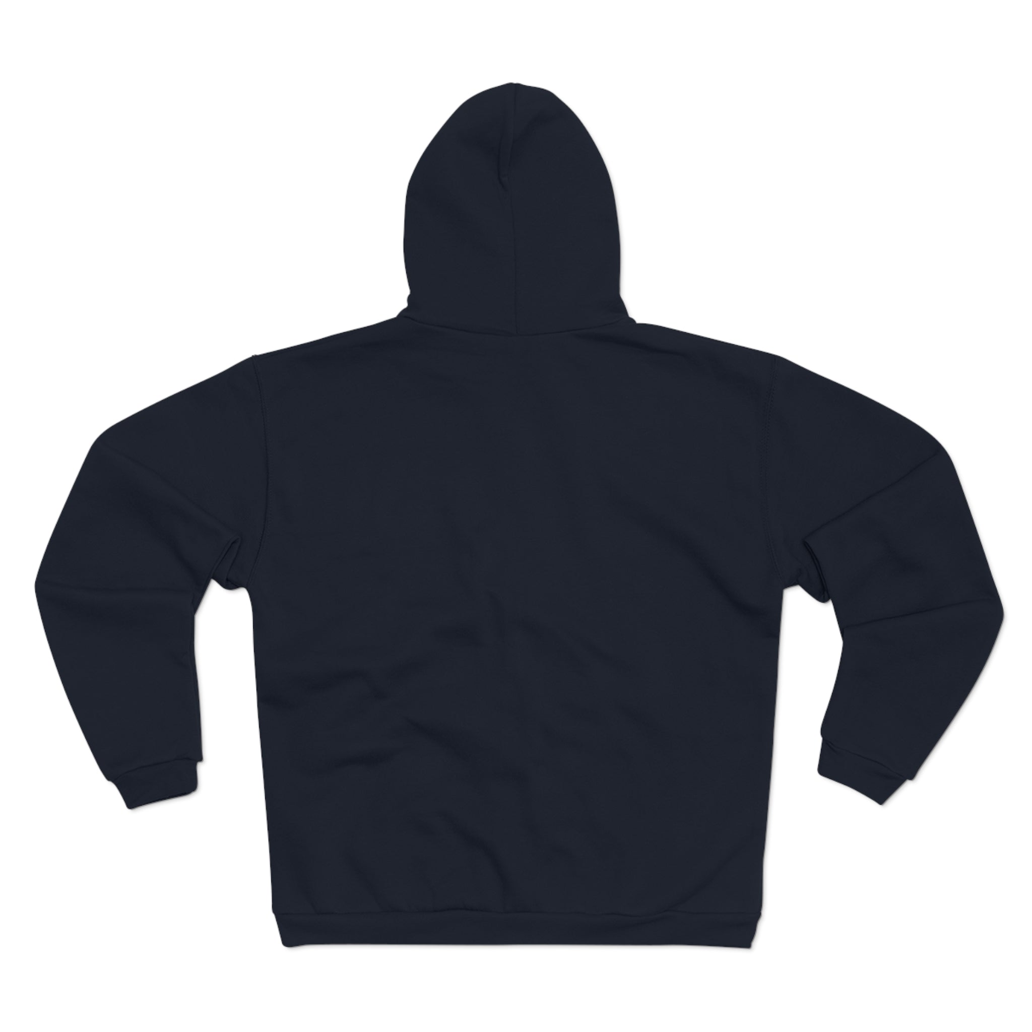 Zip Hoodie — Classic Navy Full‑Zip Hooded Sweatshirt