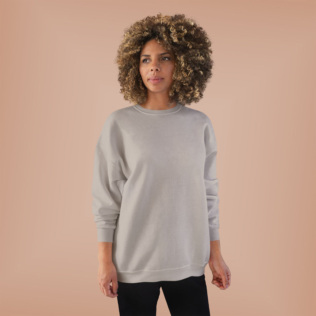 Classic White Crewneck Sweatshirt