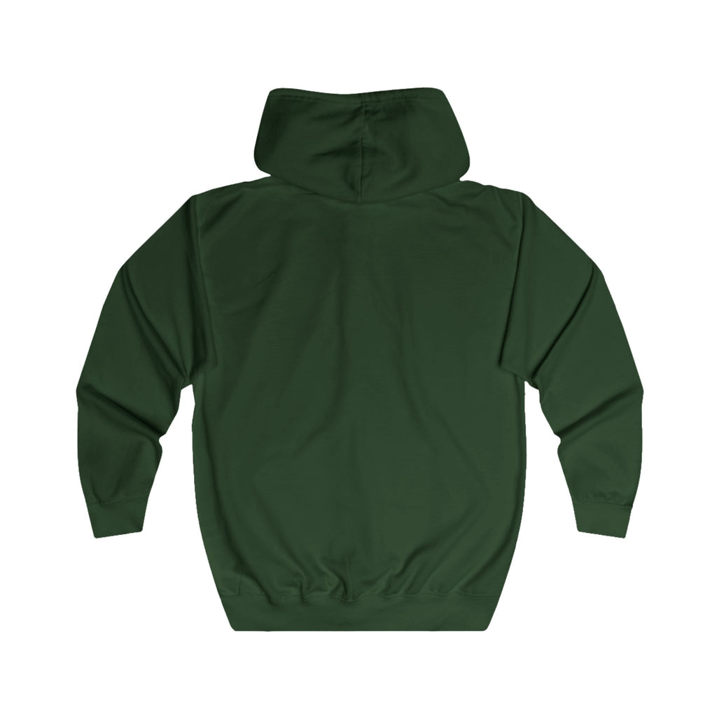 Full Zip Hoodie — Classic White Zip-Up Hoodie