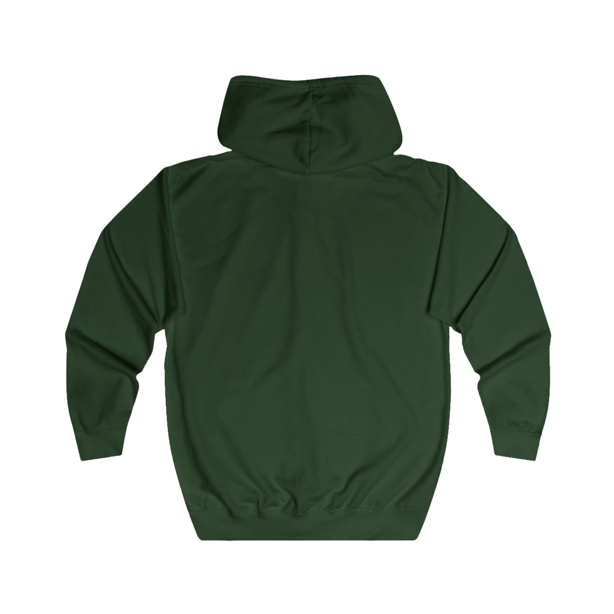 Full Zip Hoodie — Classic White Zip-Up Hoodie