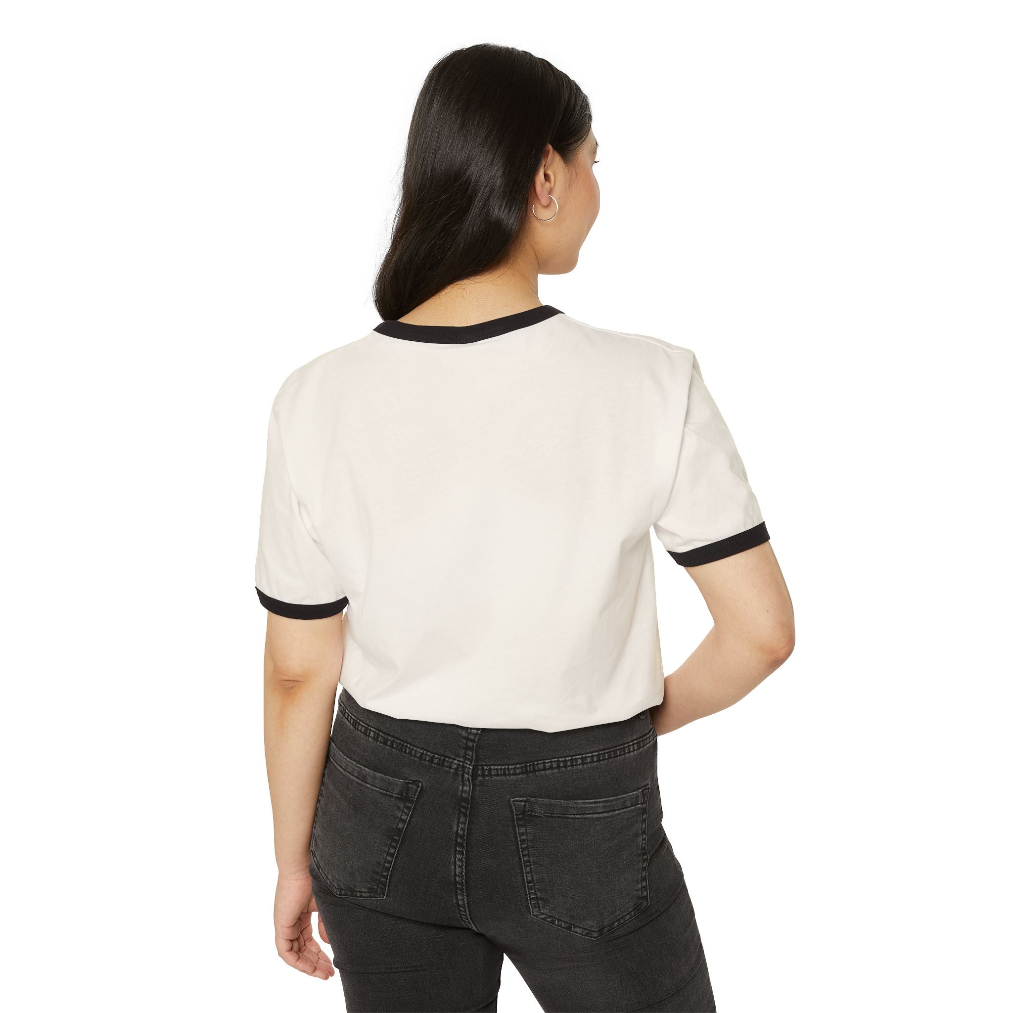 Classic Ringer T-Shirt — Retro Contrast Collar & Sleeve Tee