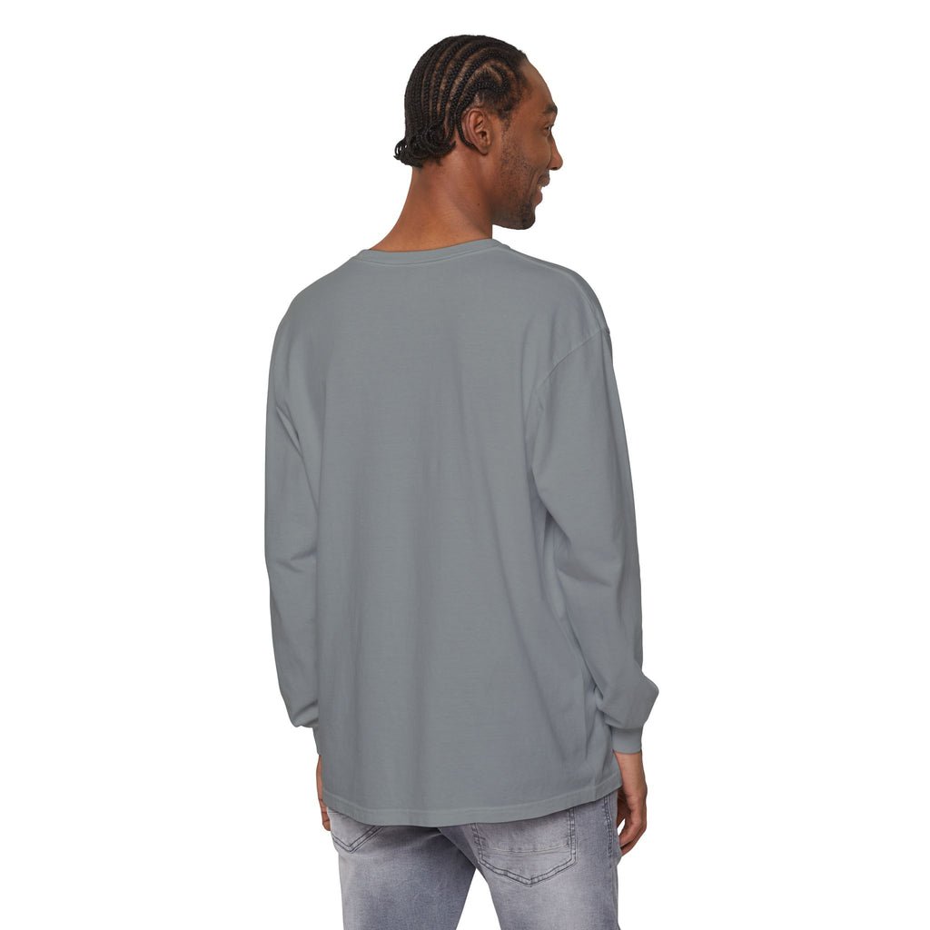 Long Sleeve T-Shirt — Classic White Garment-Dyed Tee