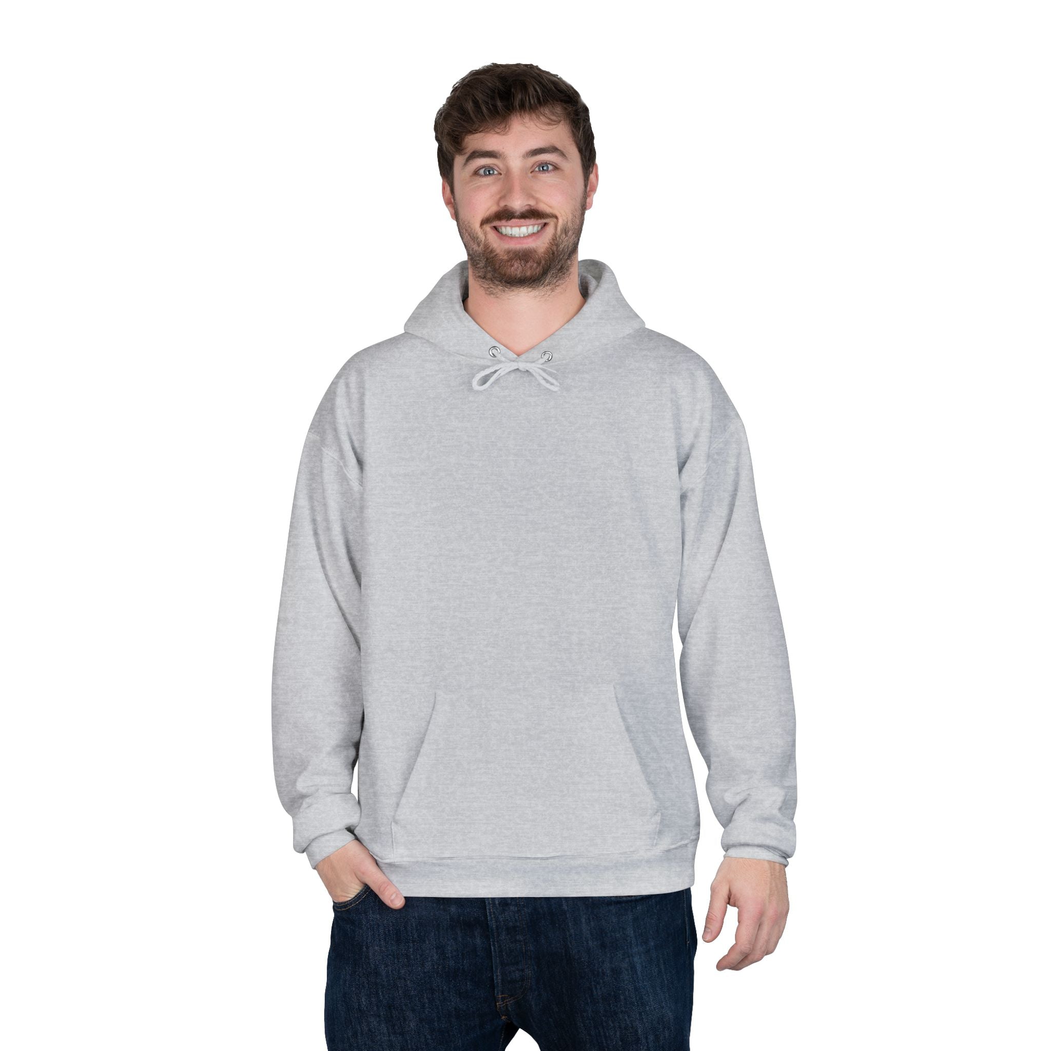 Eco-Friendly White Pullover Hoodie