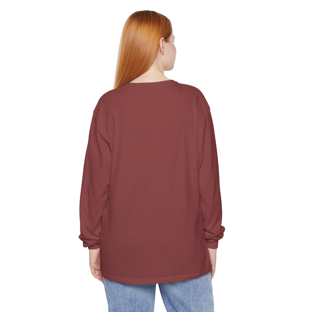 Long Sleeve T-Shirt — Classic White Garment-Dyed Tee
