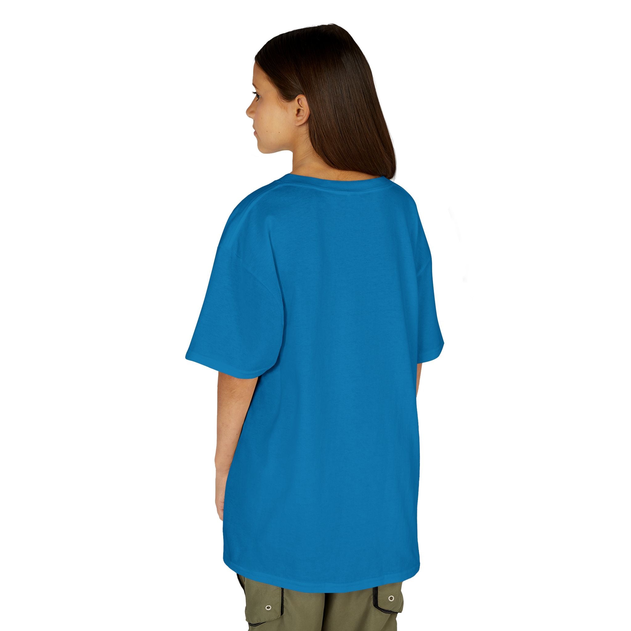 Kids T-Shirt — Plain White Heavy Cotton Tee for Boys & Girls