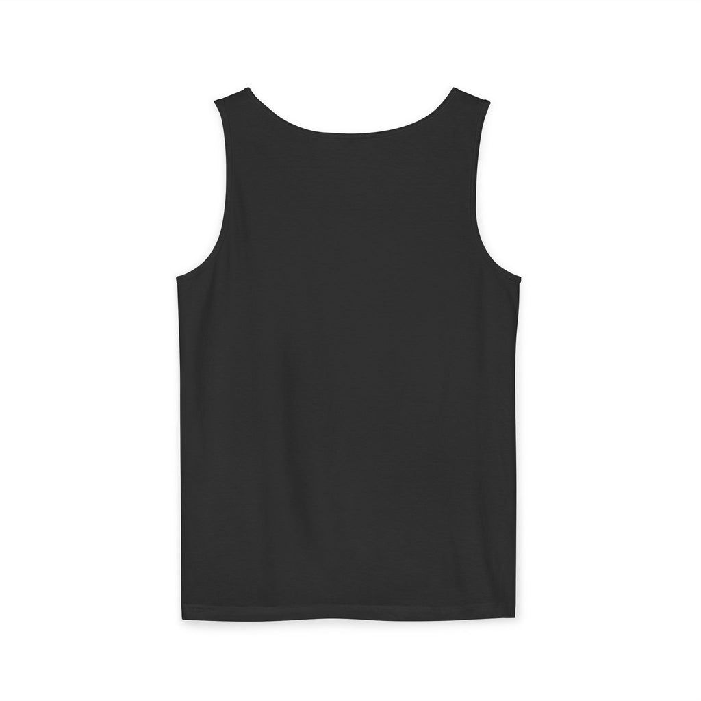Plain White Tank Top — Lightweight Unisex Garment-Dyed Sleeveless Tee