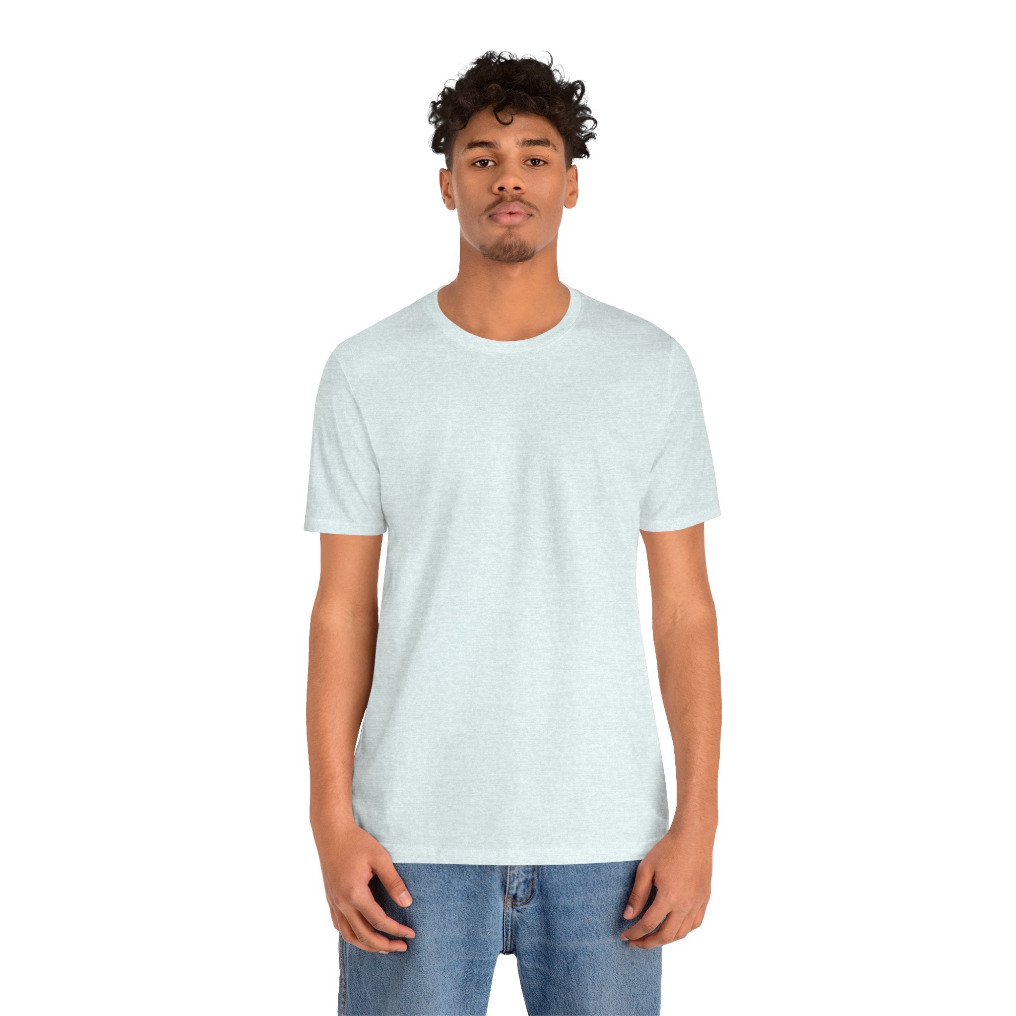 White Short Sleeve Tee — Minimal Classic Crewneck T-Shirt