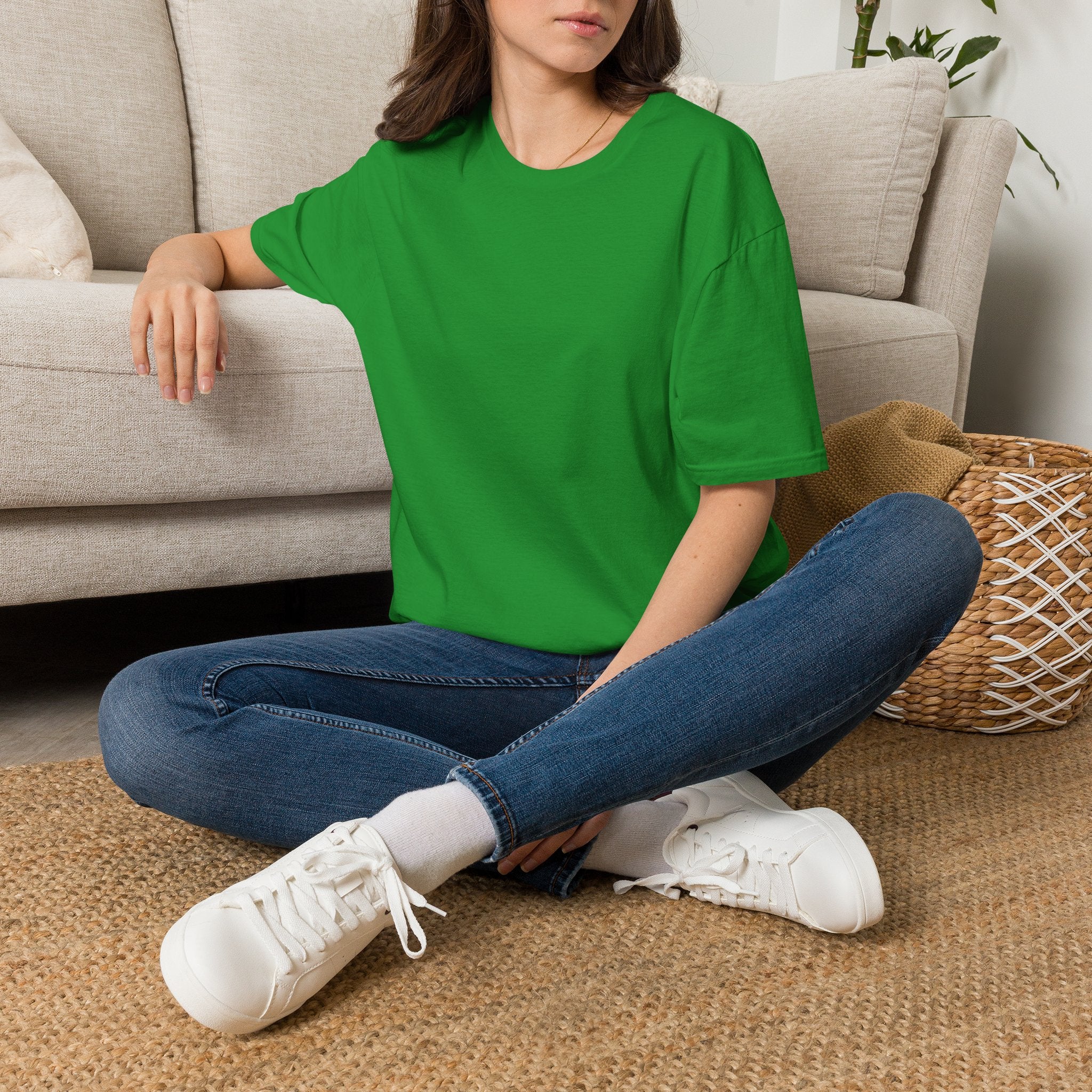 Blank White T-Shirt Mockup — Unisex Tee Product Mockup Images