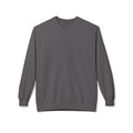 Classic White Crewneck Sweatshirt — Unisex Midweight Fleece