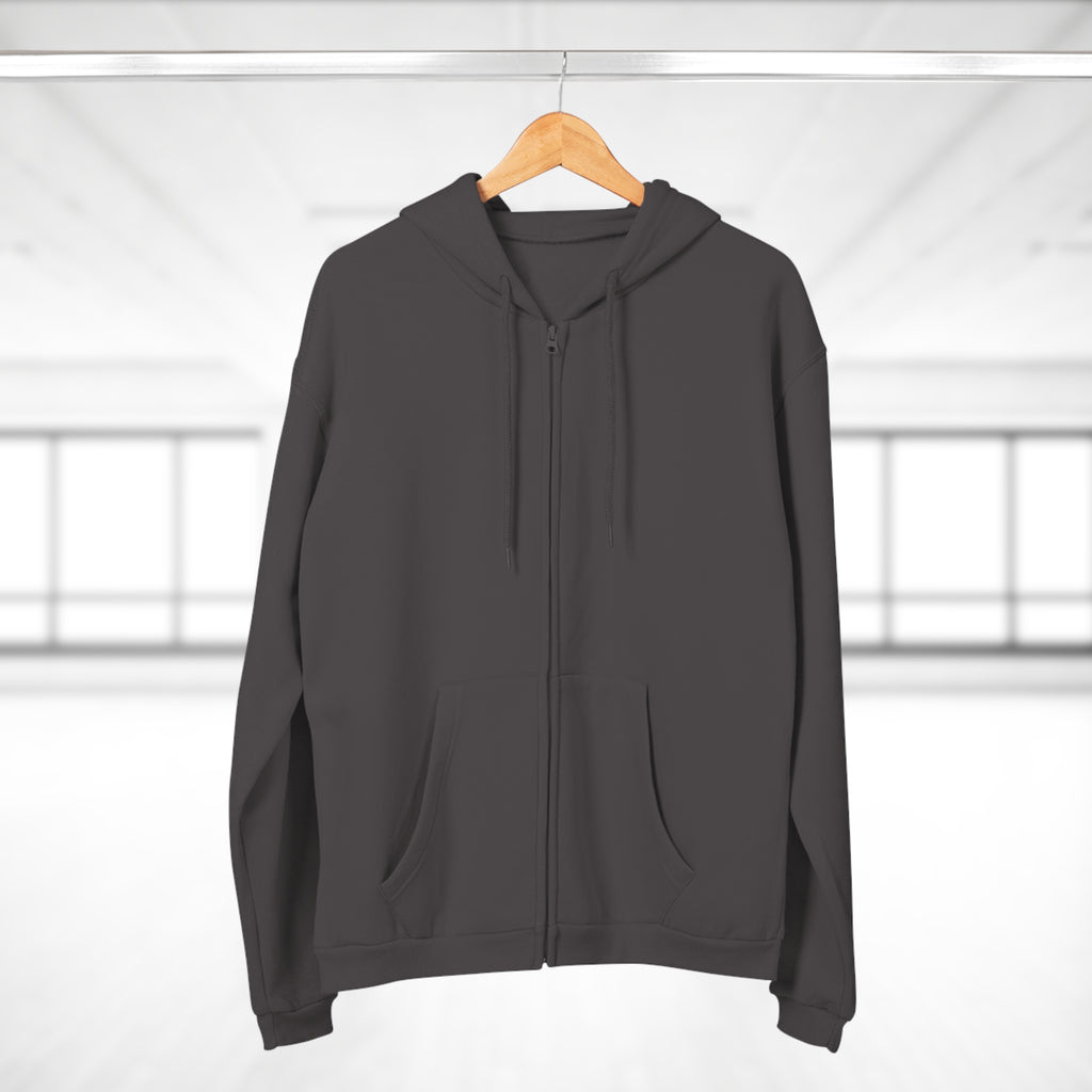 Zip Hoodie — Classic Navy Full‑Zip Hooded Sweatshirt