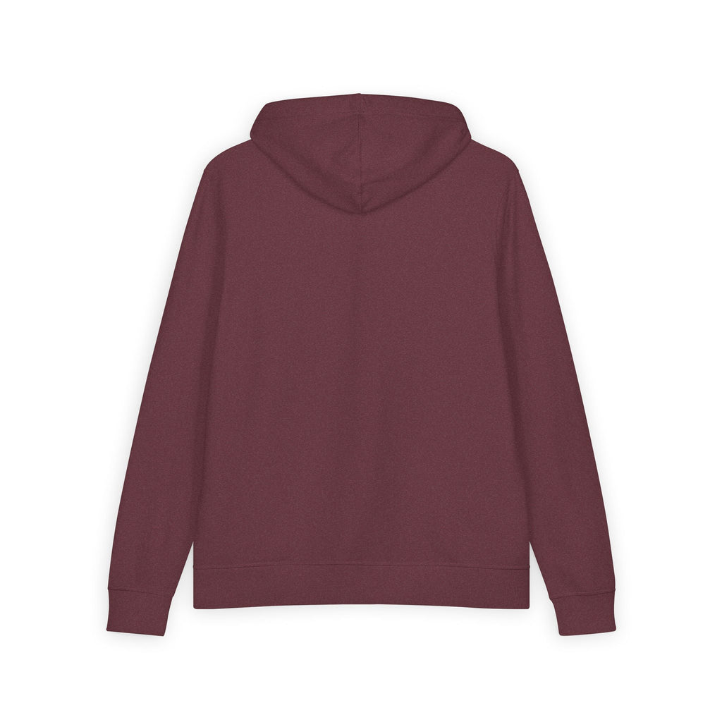 Men's Full-Zip Hoodie — Classic White Re-Fleece Zip-Up