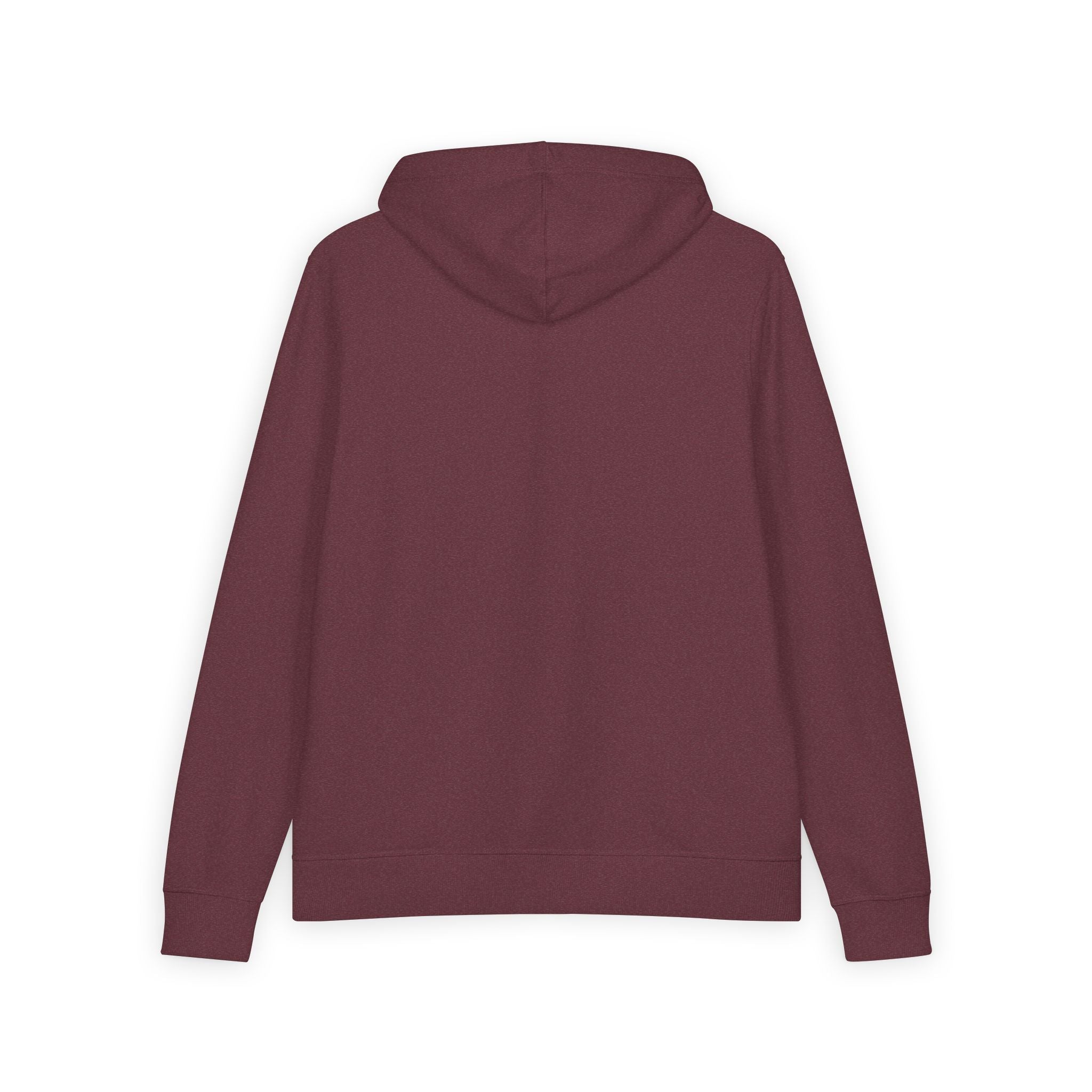 Men's Full-Zip Hoodie — Classic White Re-Fleece Zip-Up