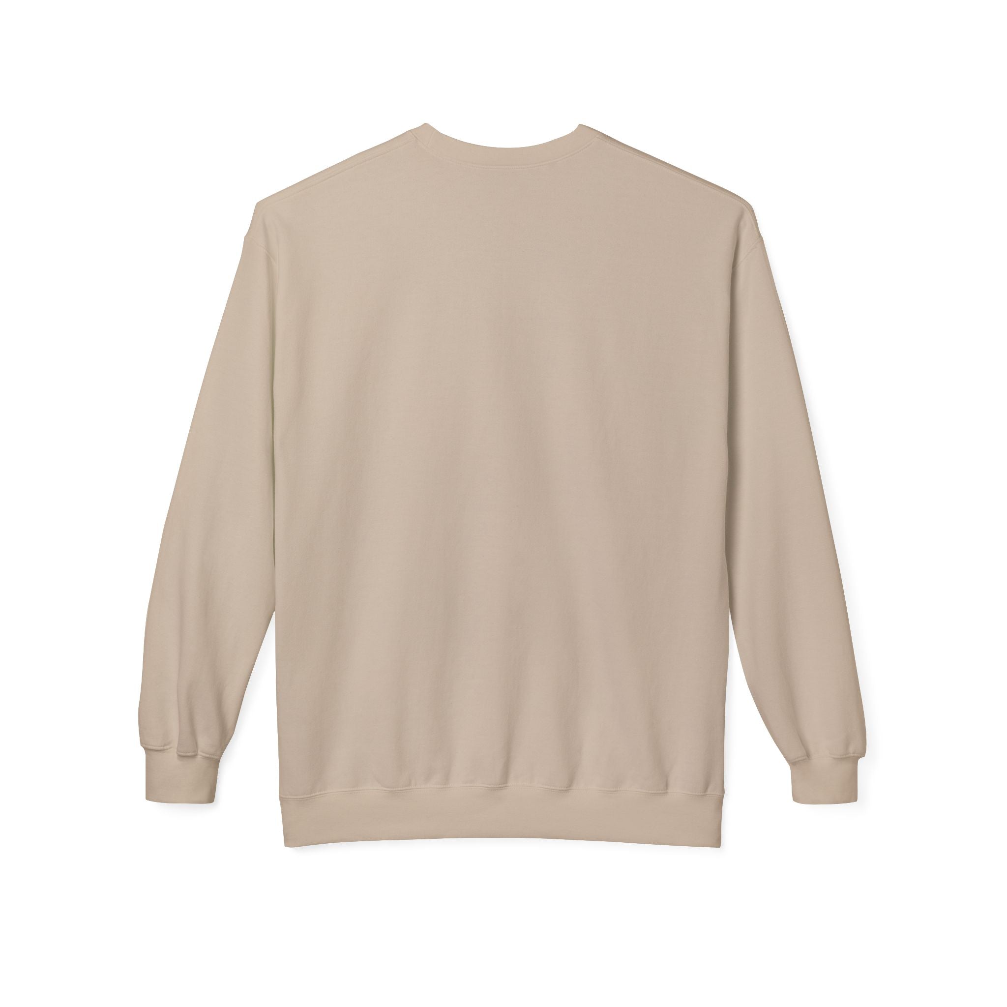 Classic White Crewneck Sweatshirt — Unisex Midweight Fleece