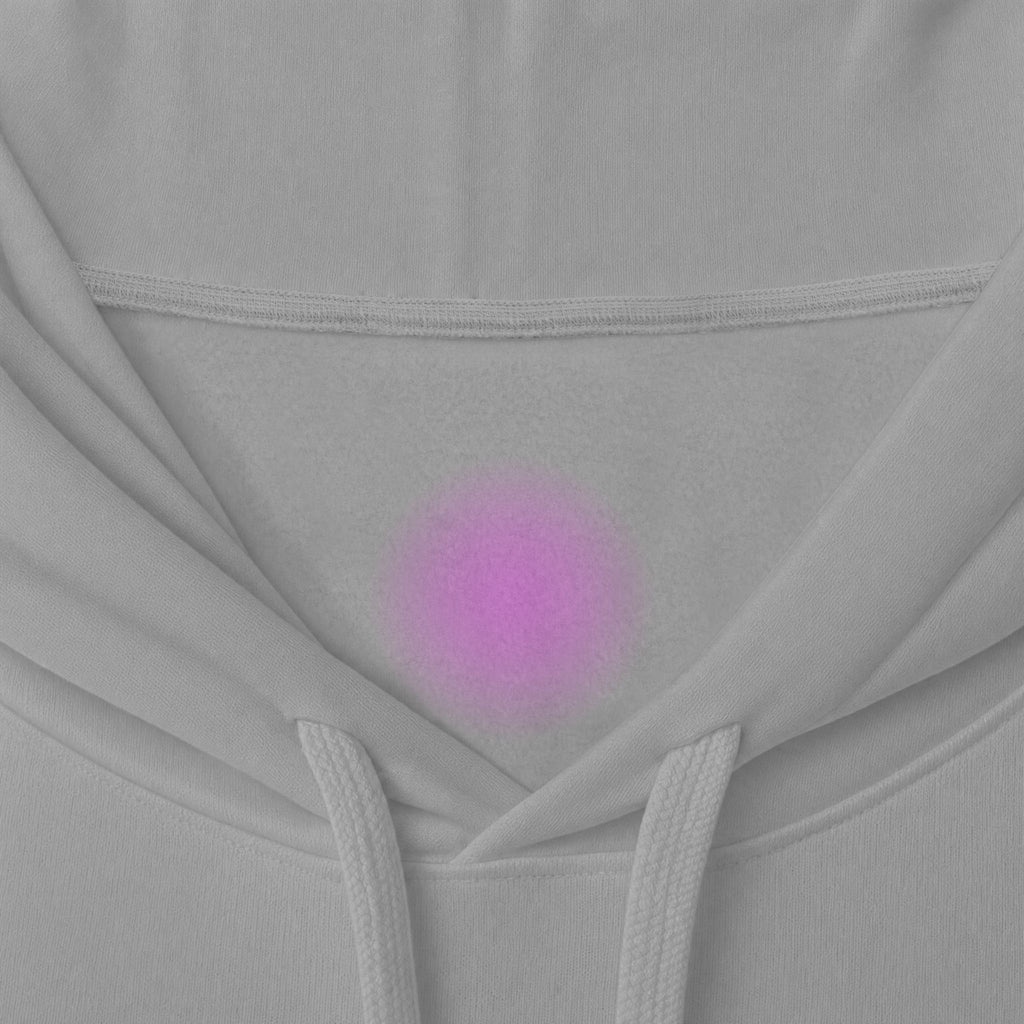 Classic White Fleece Hoodie – Soft Midweight Pullover