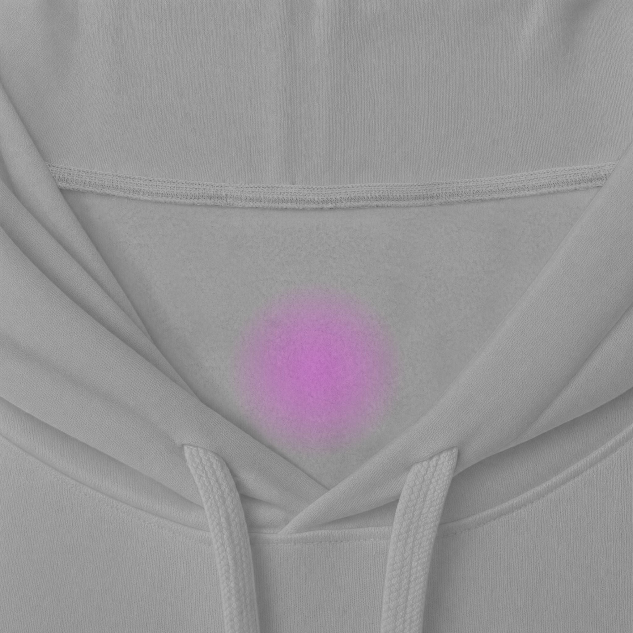 Classic White Fleece Hoodie – Soft Midweight Pullover