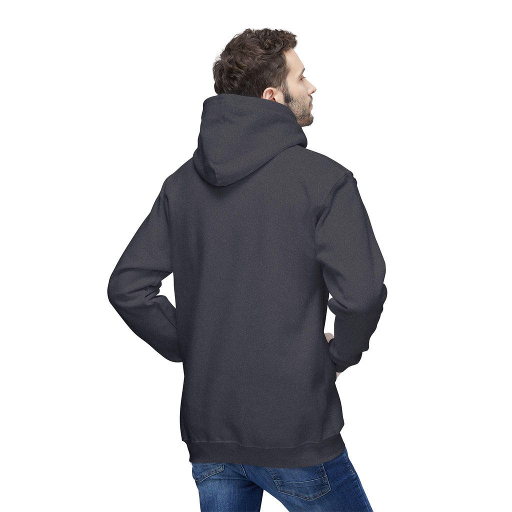 Classic White Hoodie — Made in USA Unisex Hooded Sweatshirt