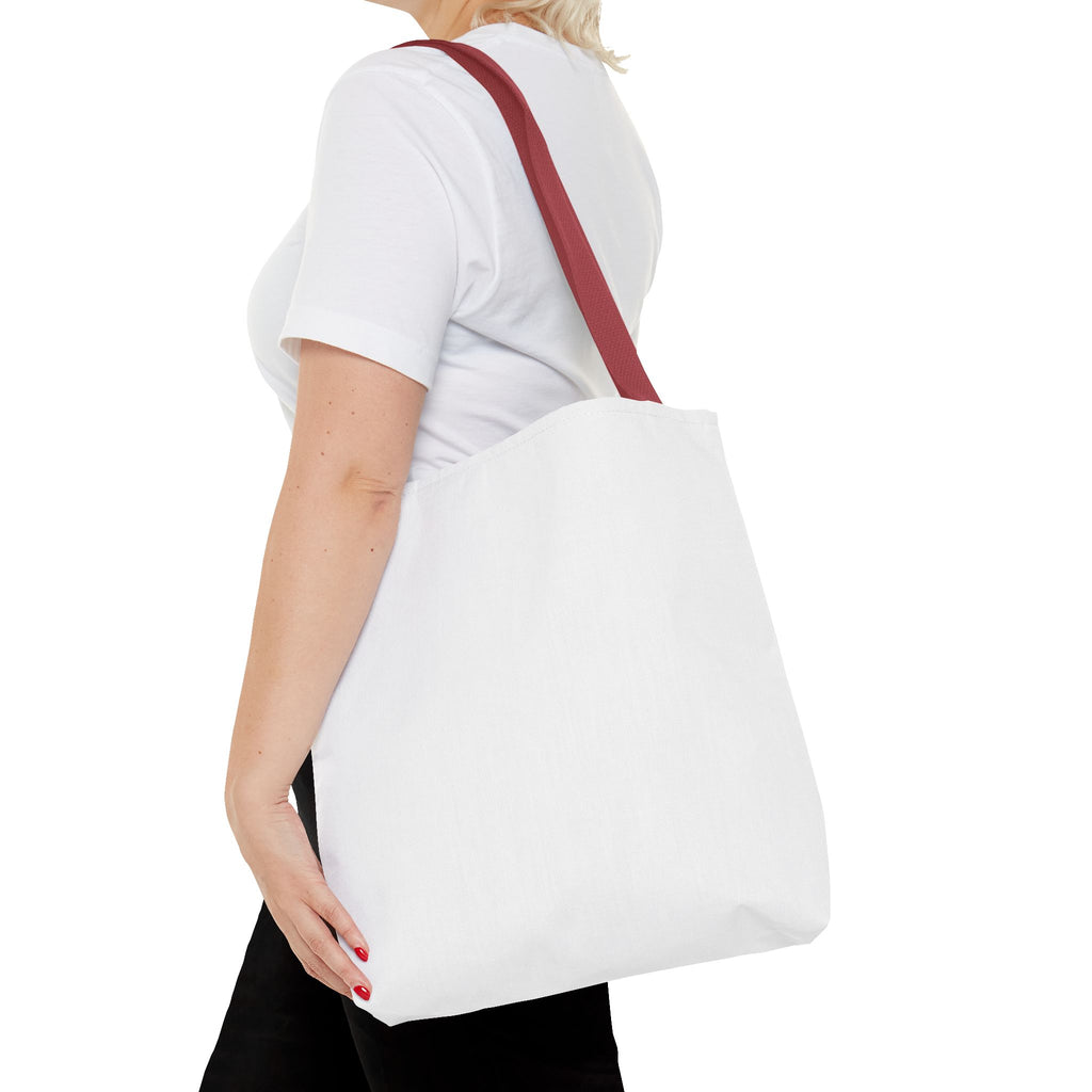 Custom All-Over Print Tote Bag — Blank White Canvas Shoulder Tote