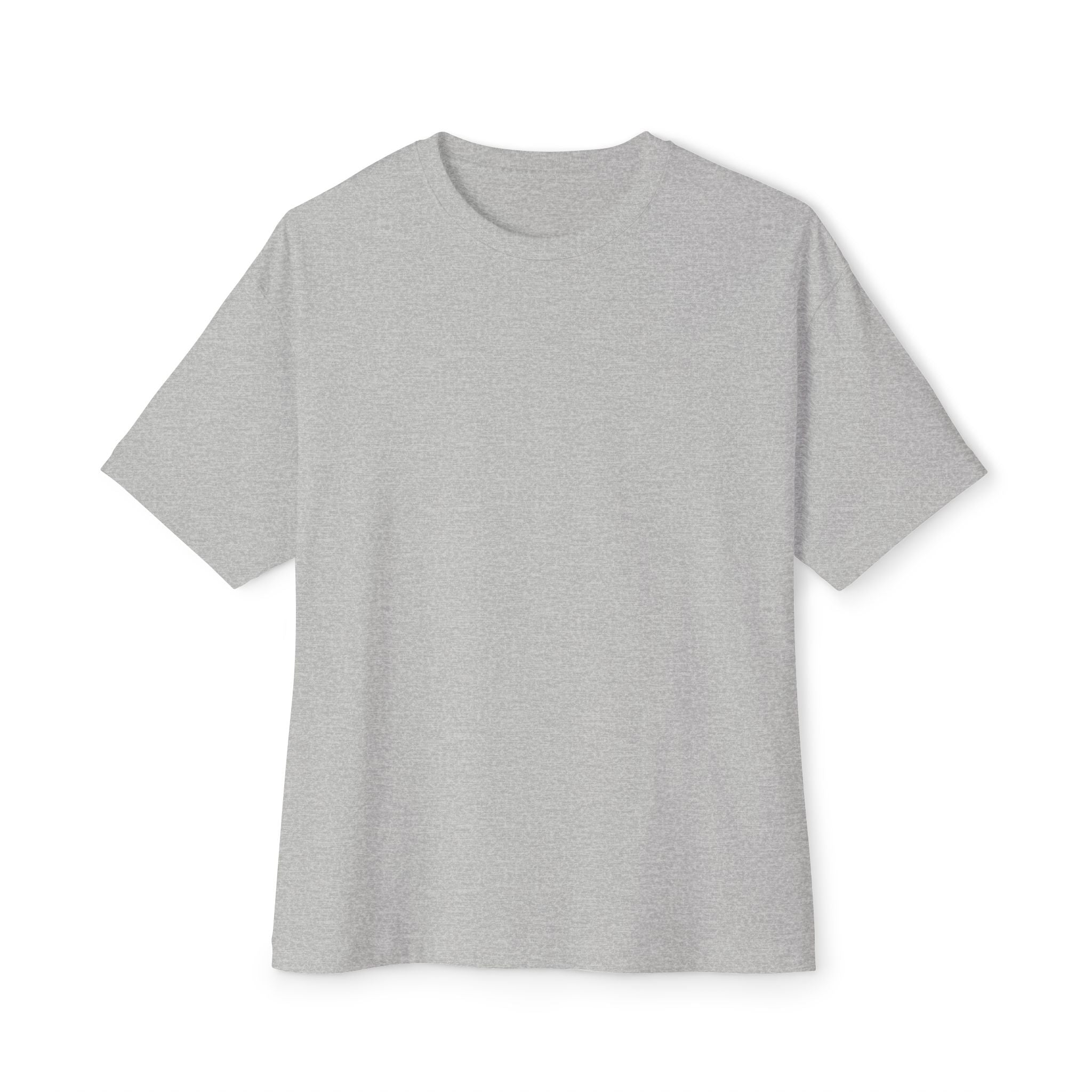 Oversized Boxy Tee — Minimal White Crewneck T-Shirt