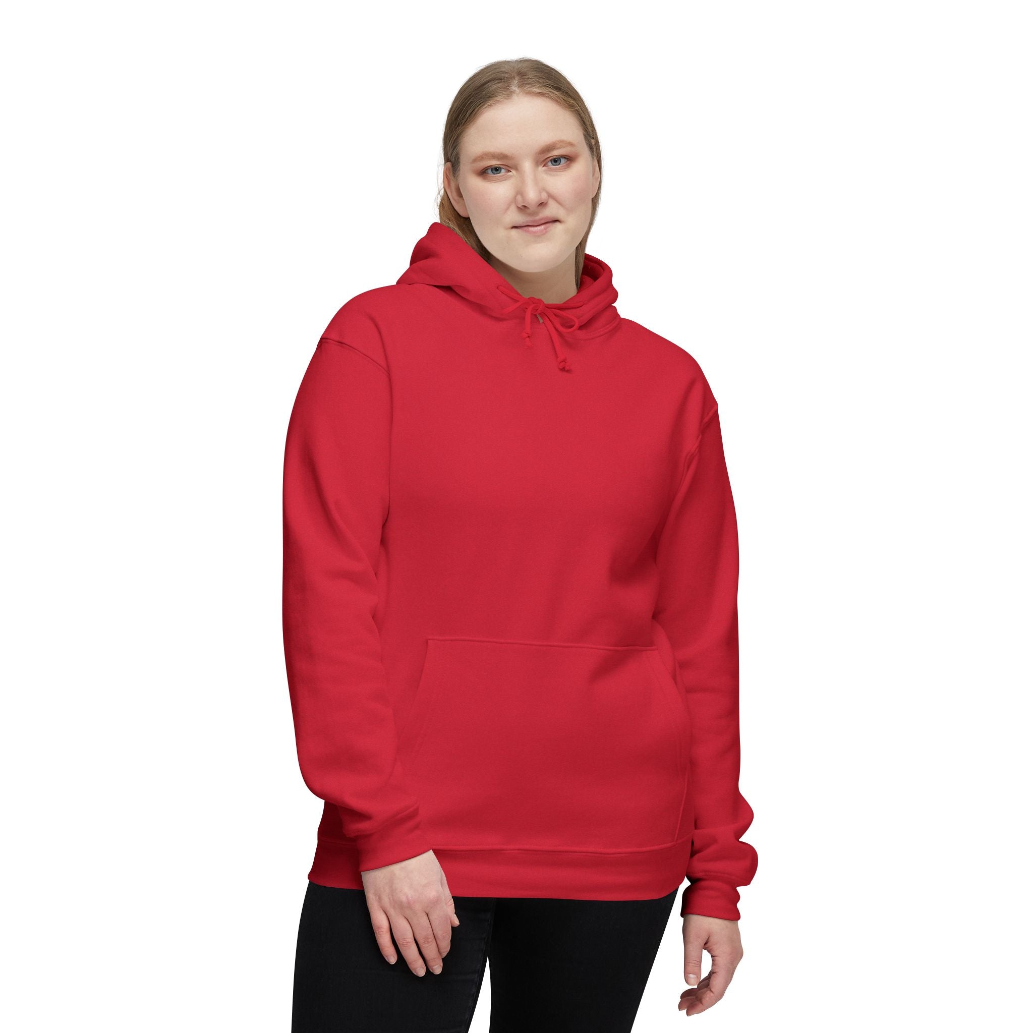 Classic White Hoodie — Made in USA Unisex Hooded Sweatshirt