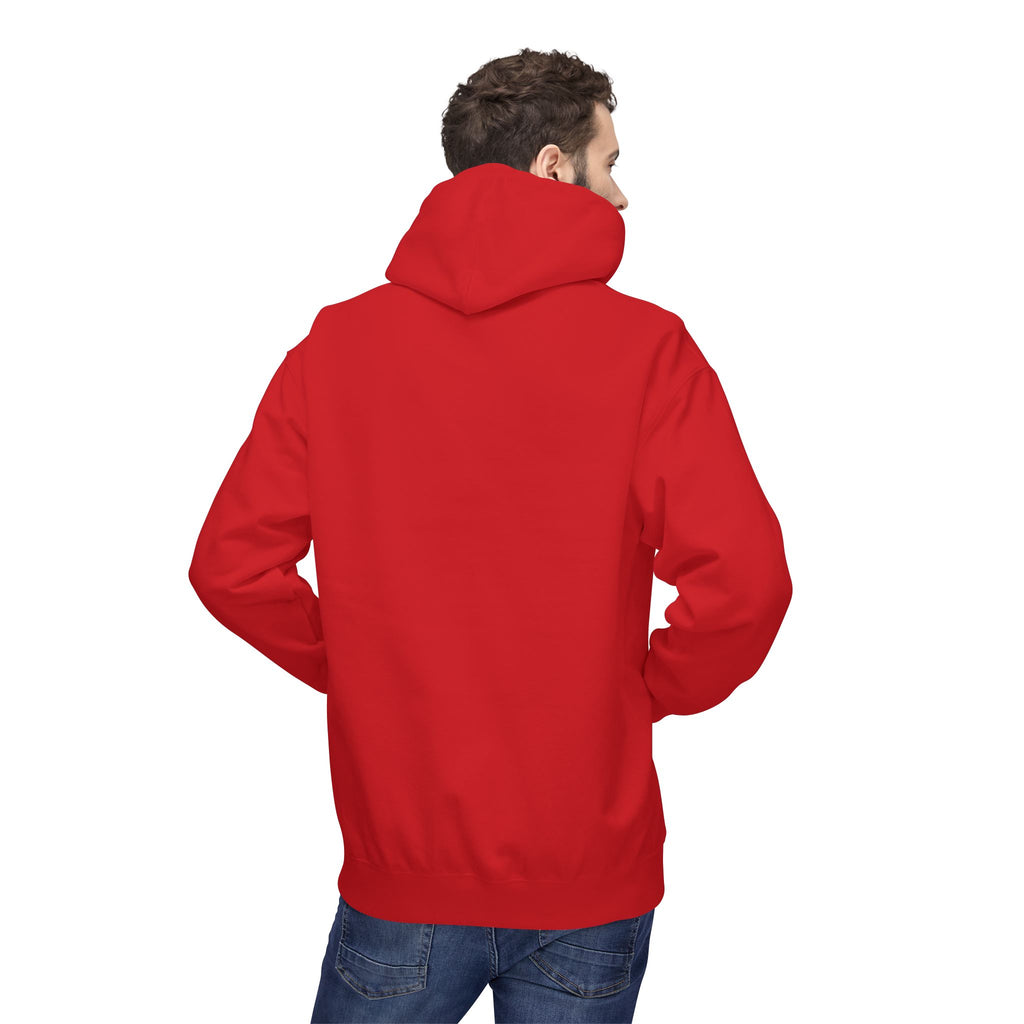 Classic White Fleece Hoodie – Soft Midweight Pullover