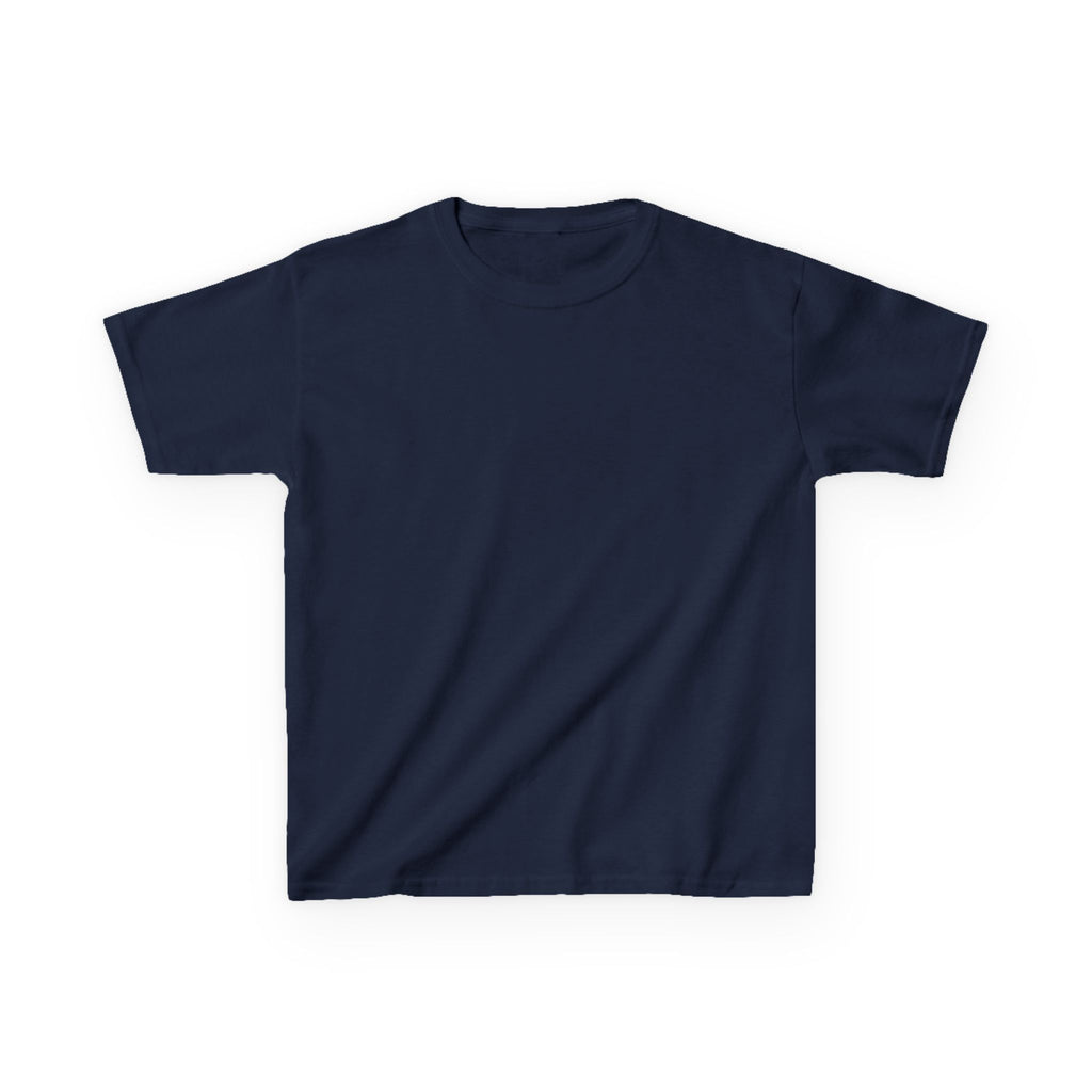 Kids T-Shirt — Plain White Heavy Cotton Tee for Boys & Girls