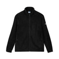 Embroidered Columbia Fleece Jacket - Classic Charcoal Zip-Up
