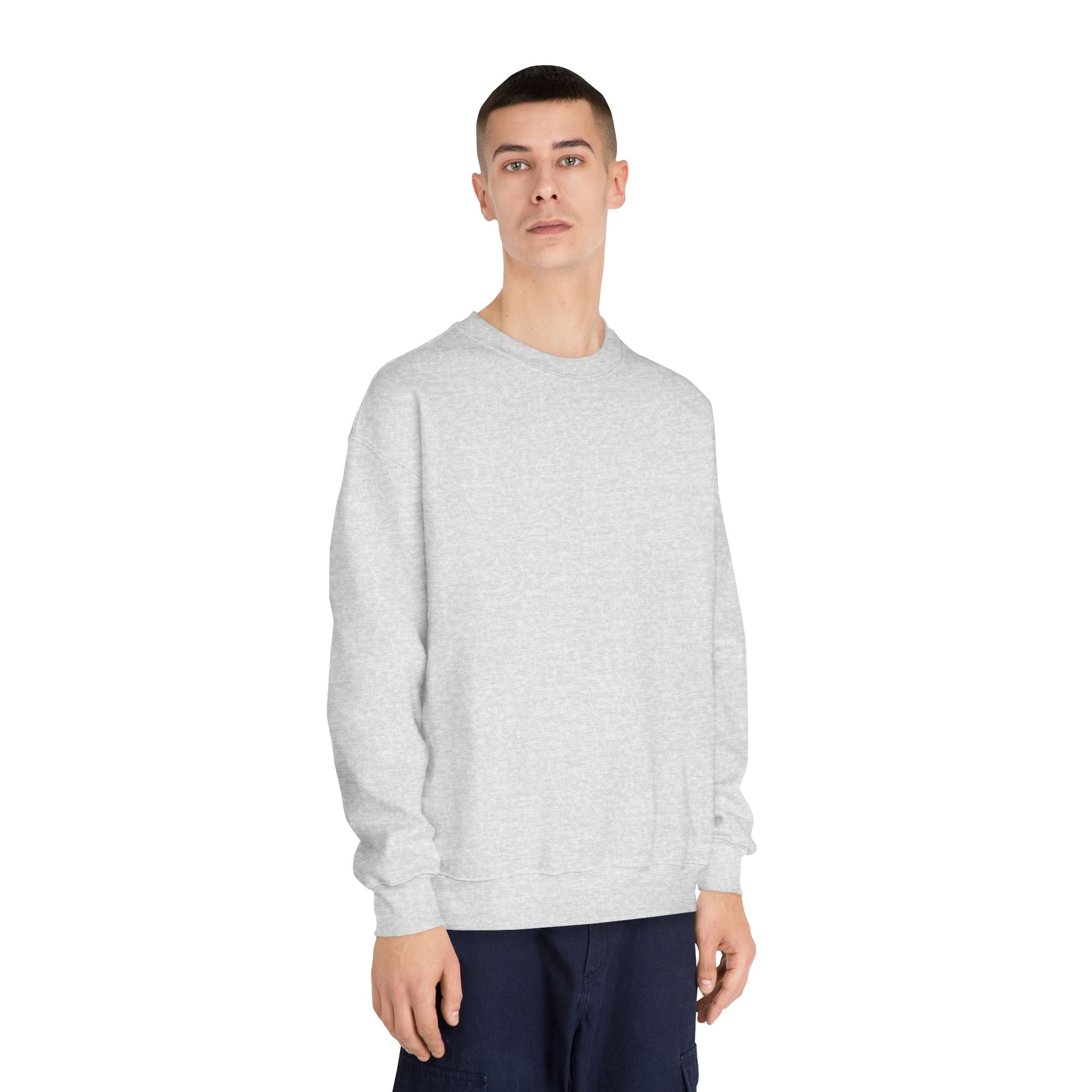 Classic White Crewneck Sweatshirt