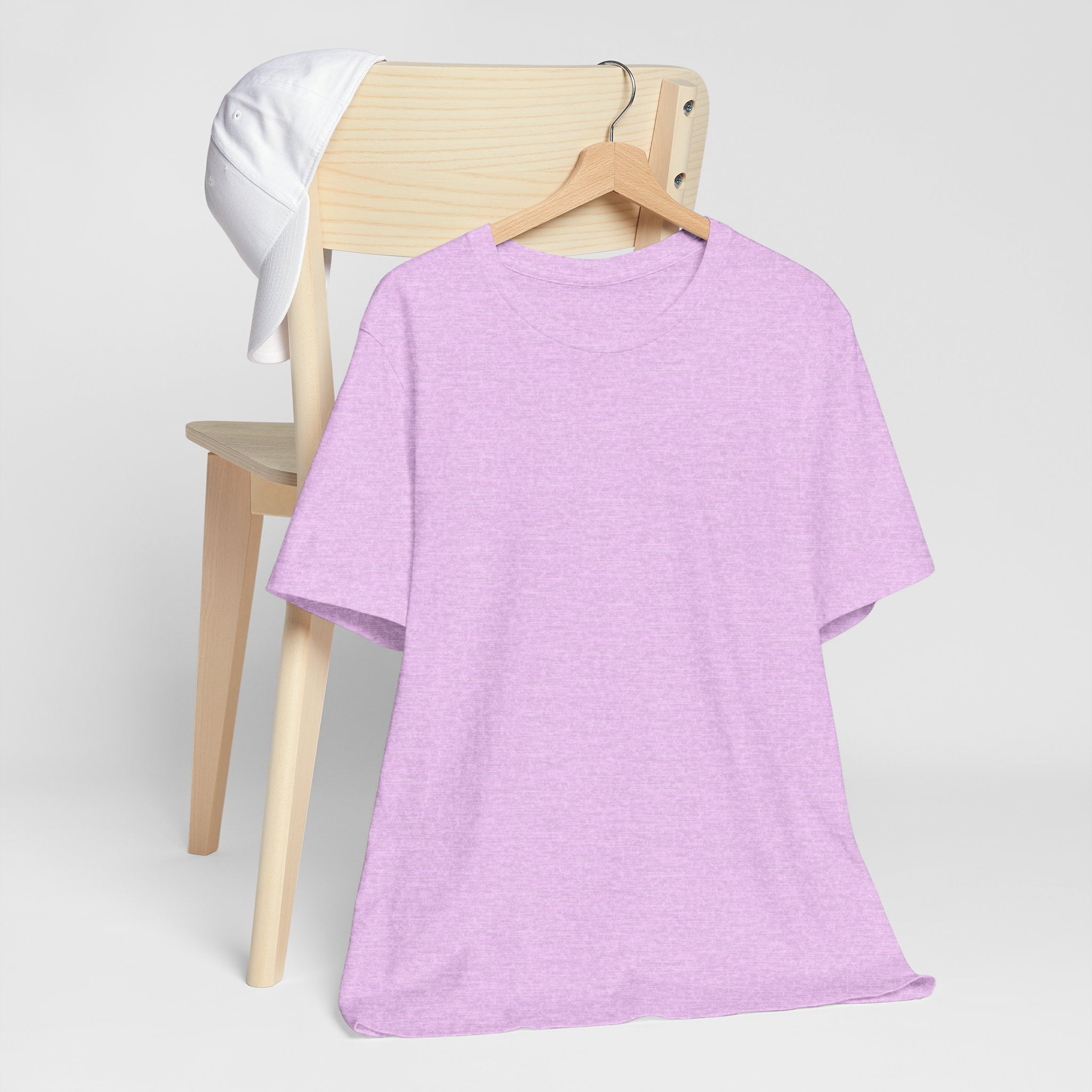 White Short Sleeve Tee — Minimal Classic Crewneck T-Shirt