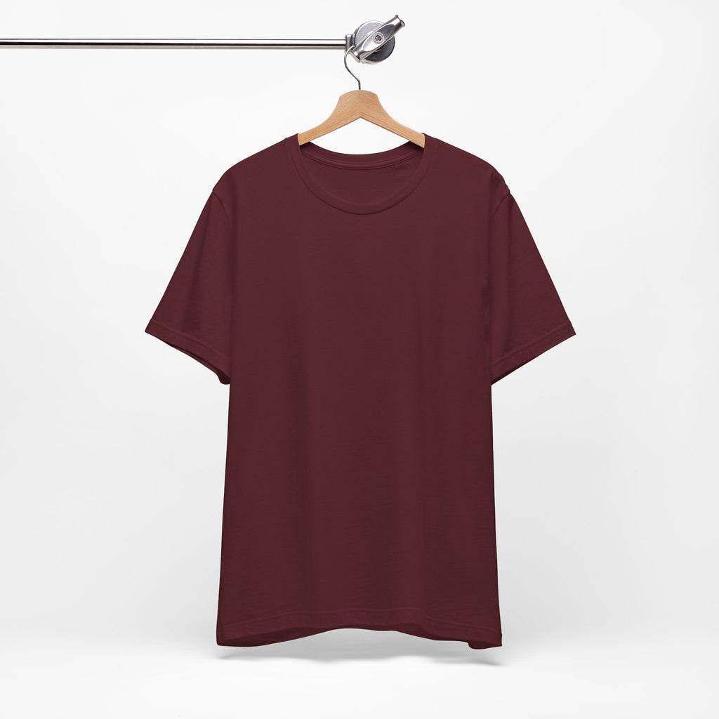 White Short Sleeve Tee — Minimal Classic Crewneck T-Shirt
