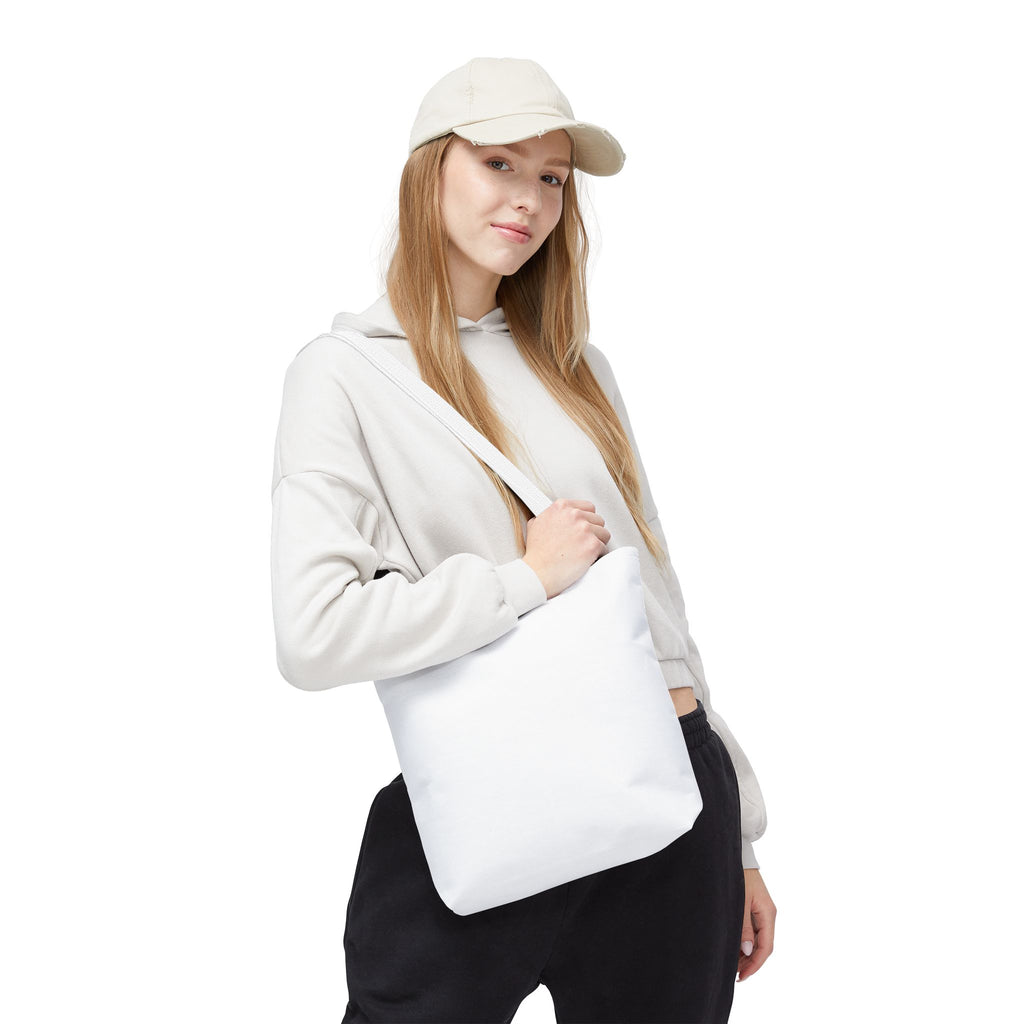 Custom All-Over Print Tote Bag — Blank White Canvas Shoulder Tote