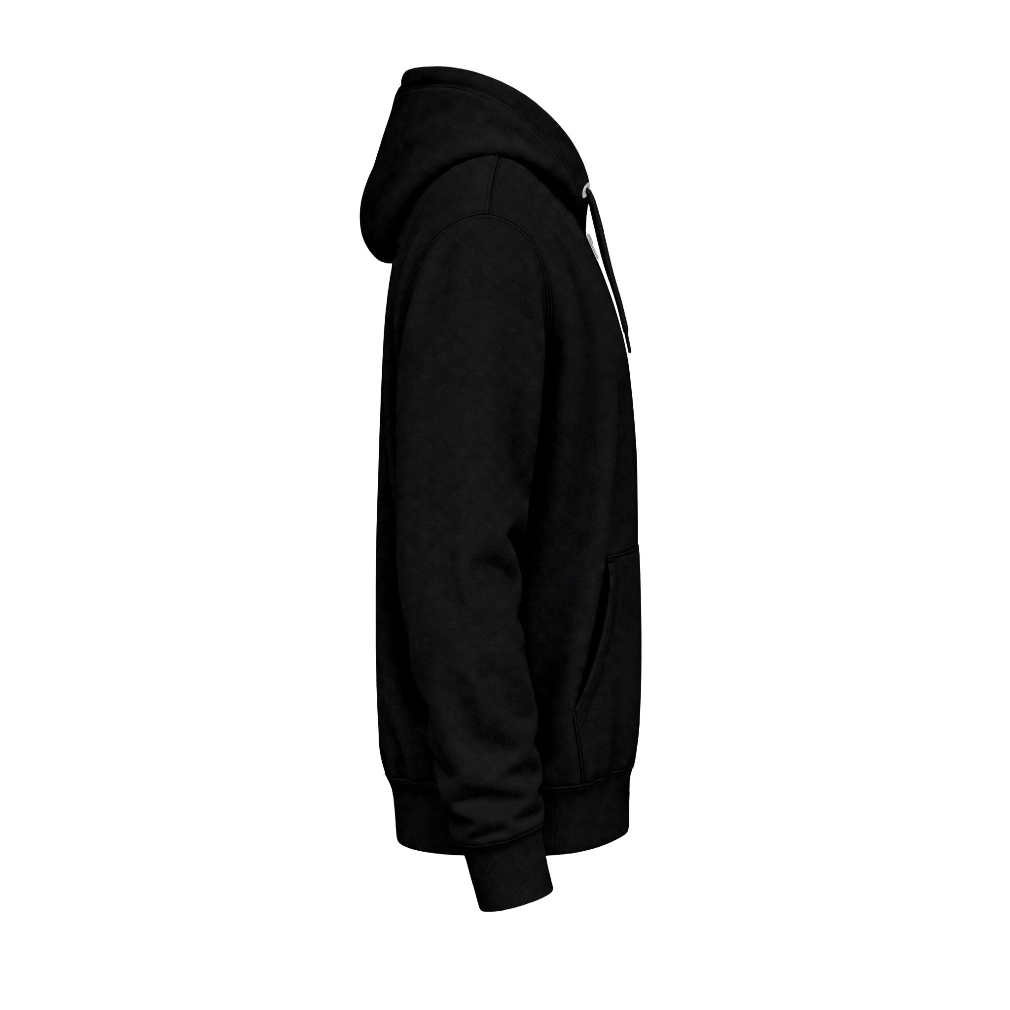 Classic White Zip Hoodie - Plain Full-Zip Hooded Sweatshirt