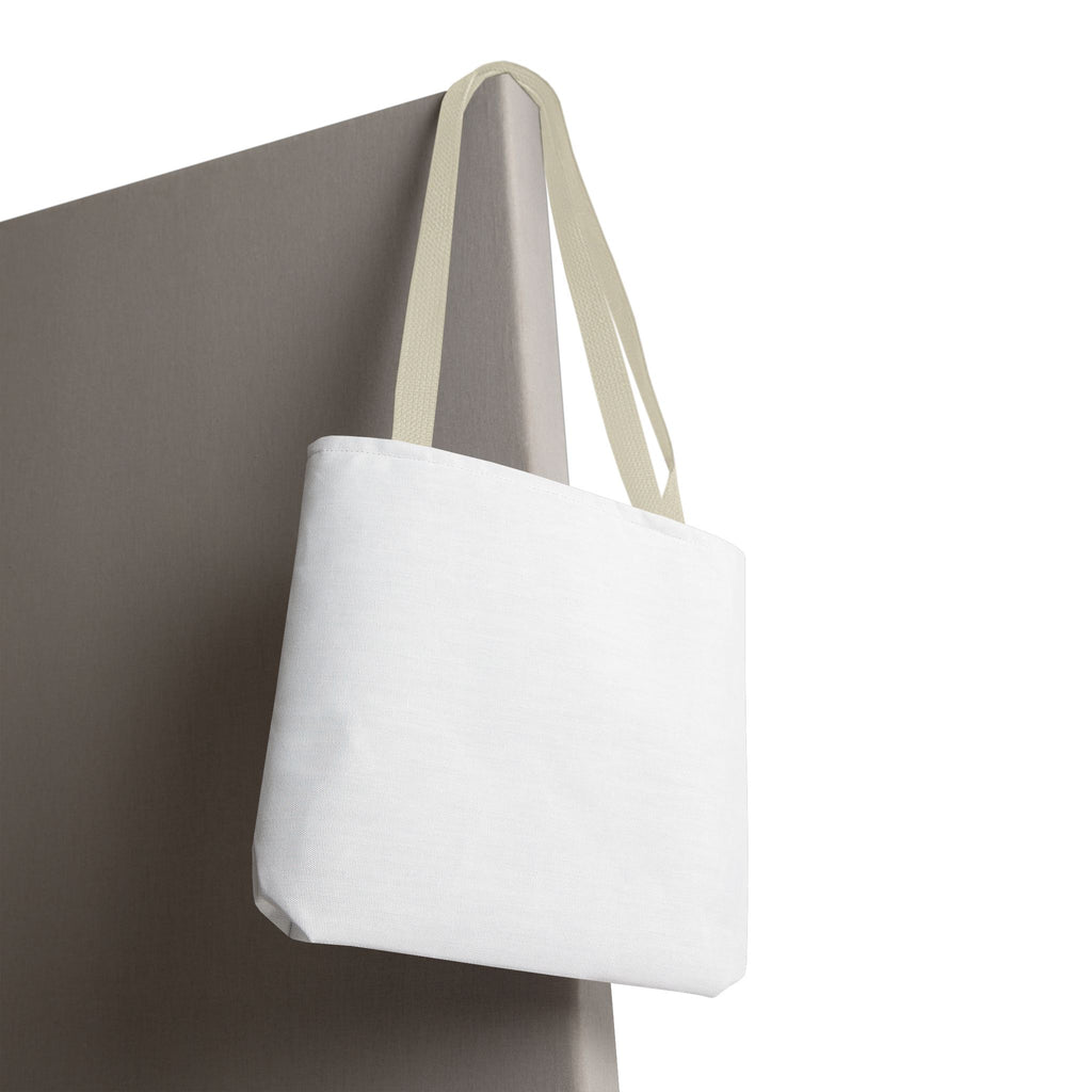 Custom All-Over Print Tote Bag — Blank White Canvas Shoulder Tote