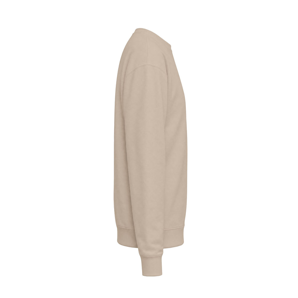 Classic White Crewneck Sweatshirt — Unisex Midweight Fleece