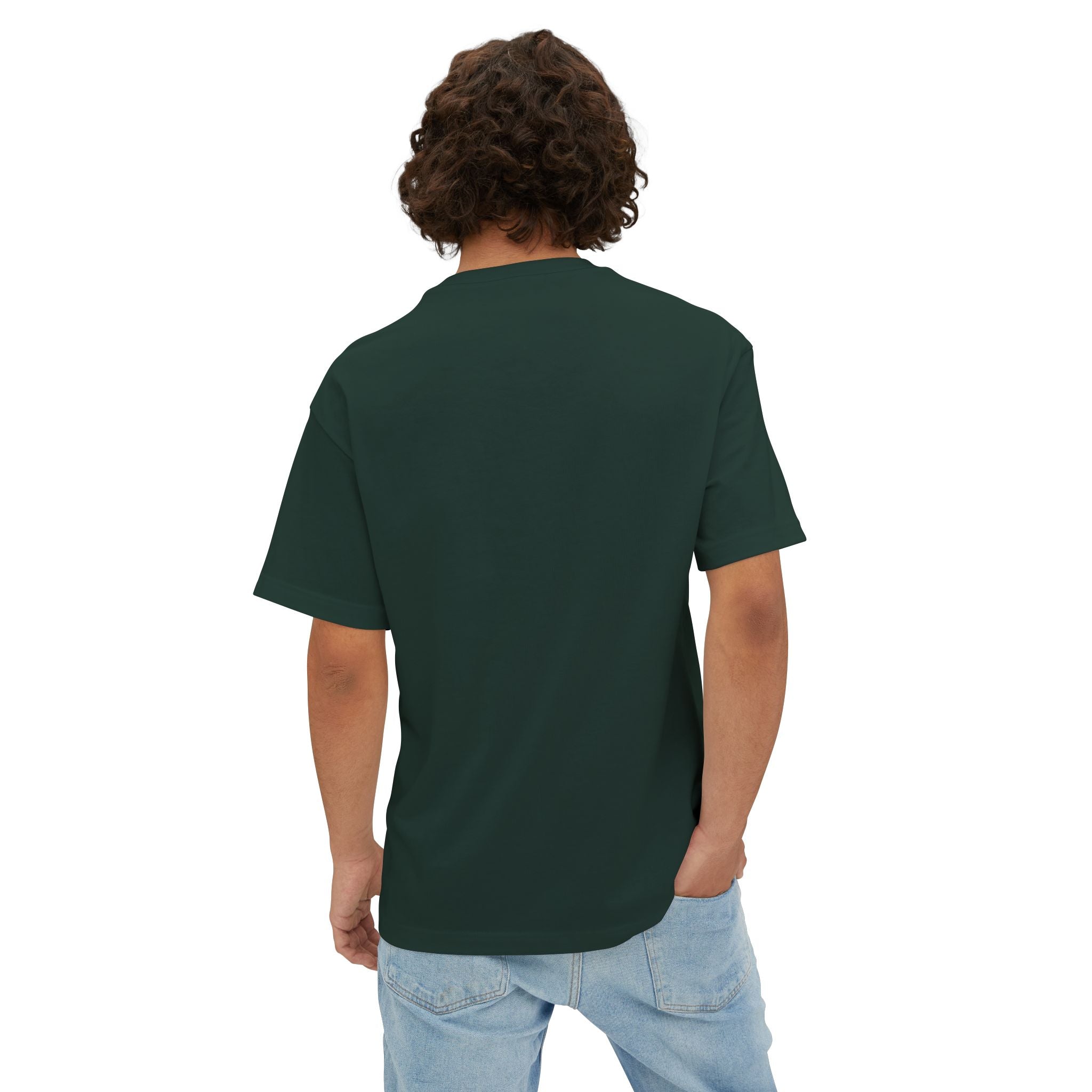 Oversized Boxy Tee — Minimal White Crewneck T-Shirt