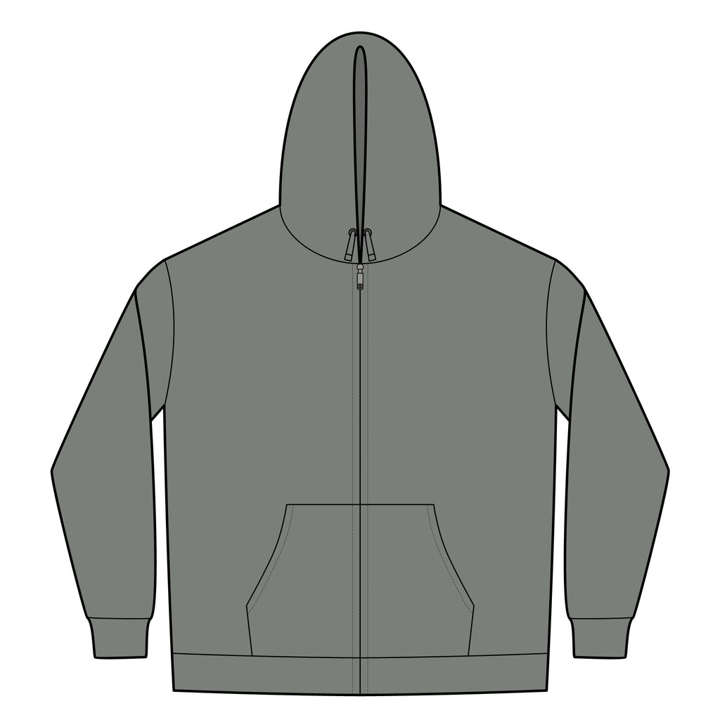 Heavyweight Sherpa-Lined Hooded Fleece Jacket