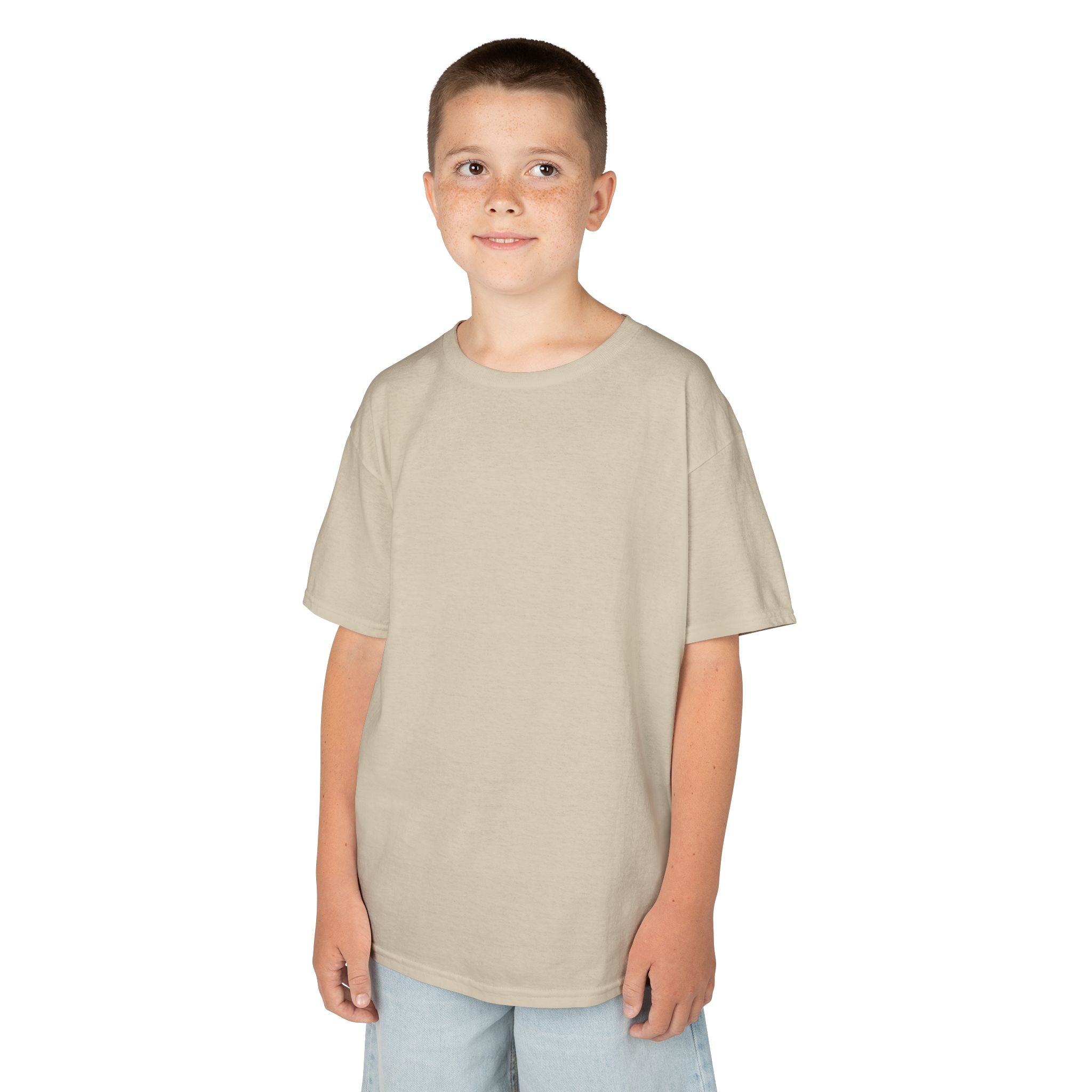 Kids T-Shirt — Plain White Heavy Cotton Tee for Boys & Girls