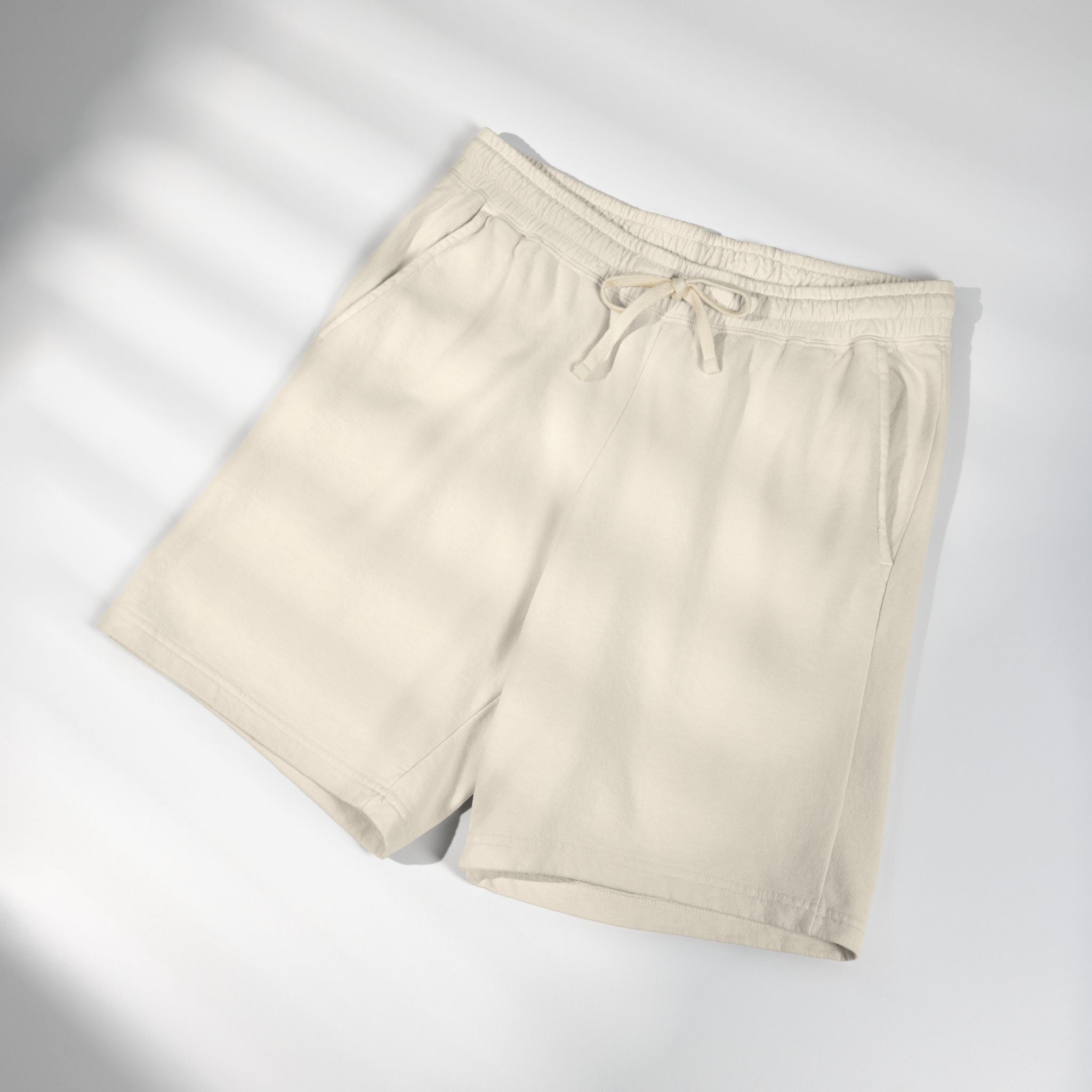 Lightweight Garment-Dyed Fleece Sweat Shorts