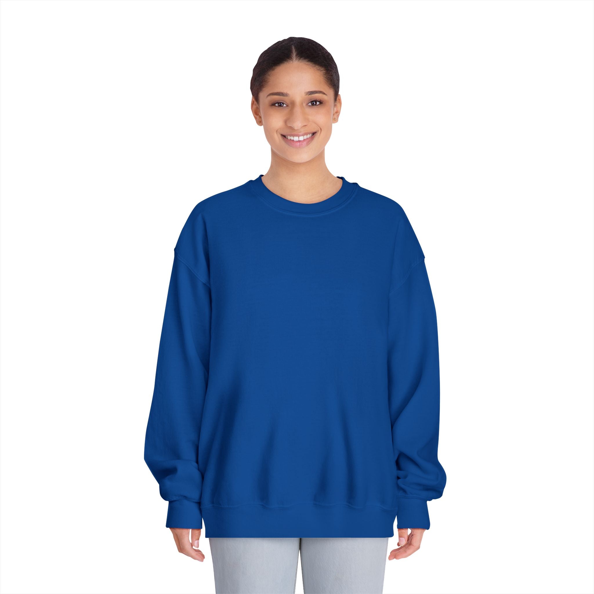 Classic White Crewneck Sweatshirt