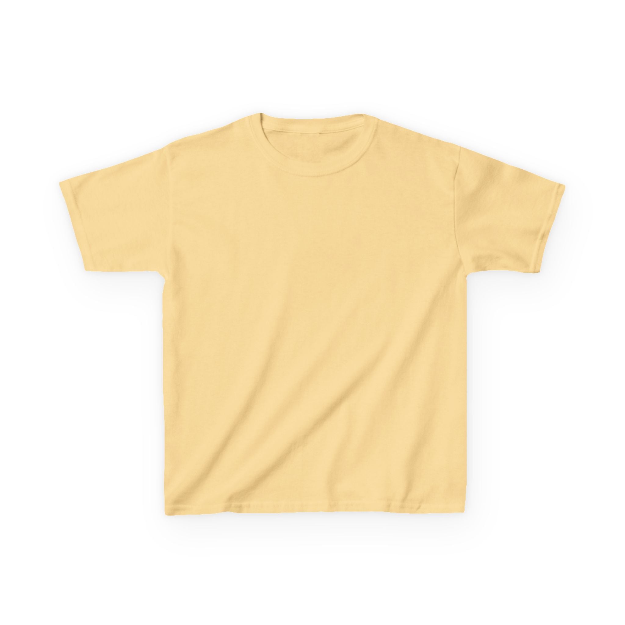 Kids T-Shirt — Plain White Heavy Cotton Tee for Boys & Girls