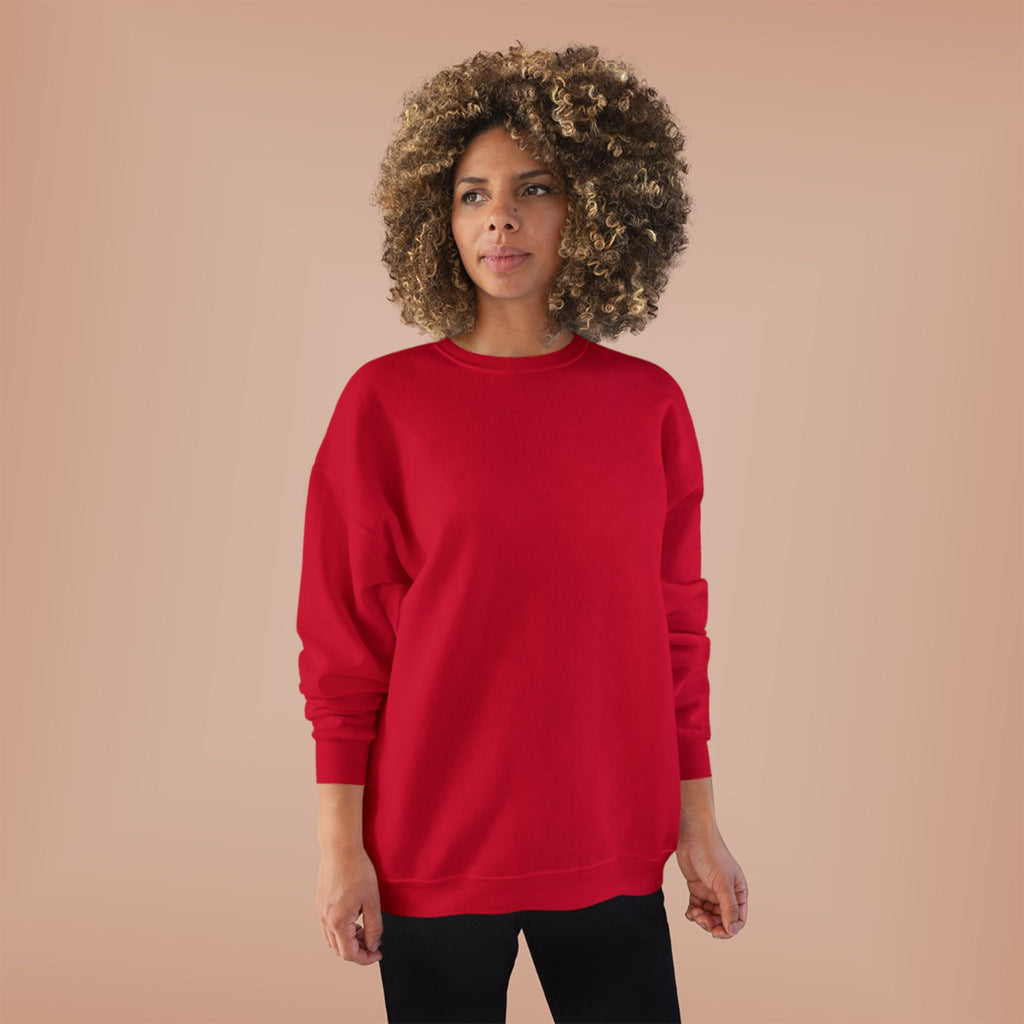 Classic White Crewneck Sweatshirt