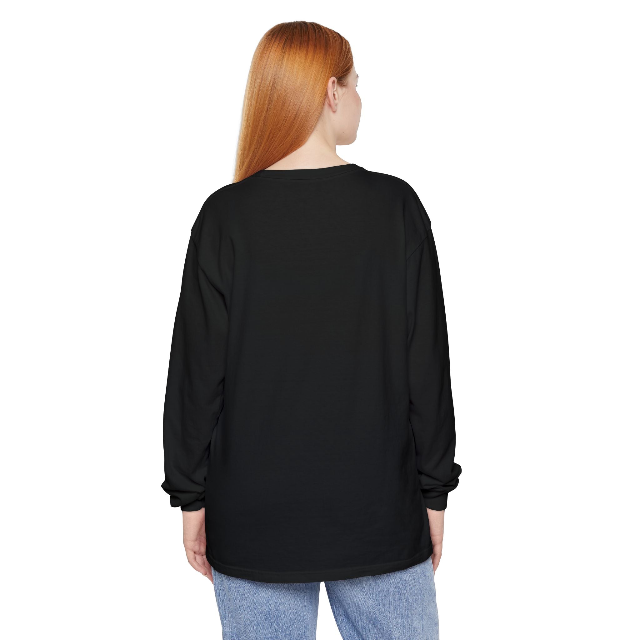 Long Sleeve T-Shirt — Classic White Garment-Dyed Tee