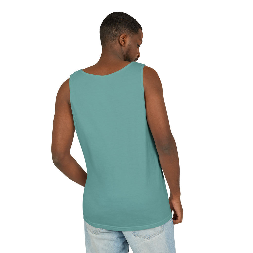 Classic White Tank Top — Everyday Garment-Dyed Casual Tank