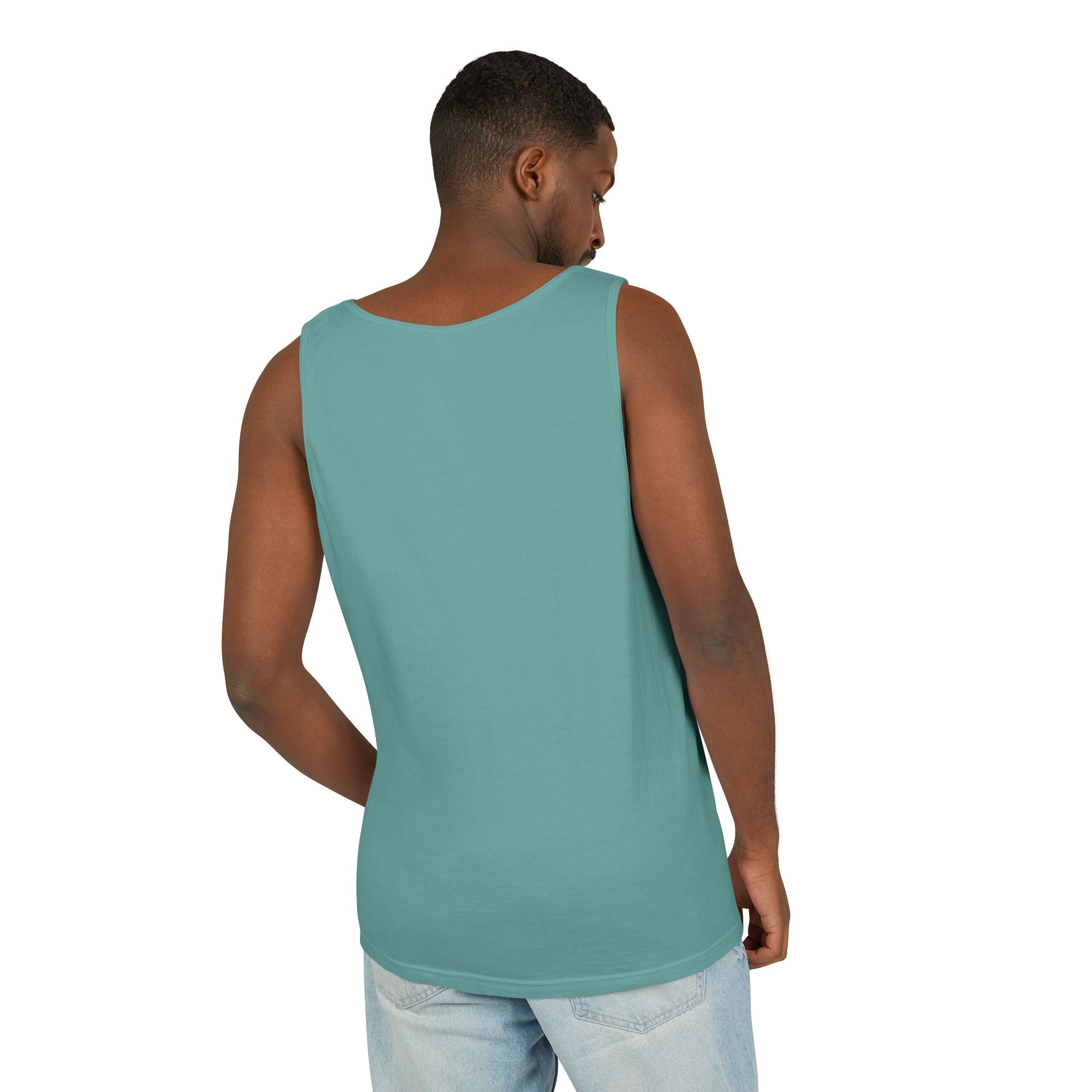 Classic White Tank Top — Everyday Garment-Dyed Casual Tank