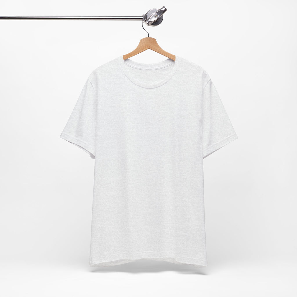 White Short Sleeve Tee — Minimal Classic Crewneck T-Shirt