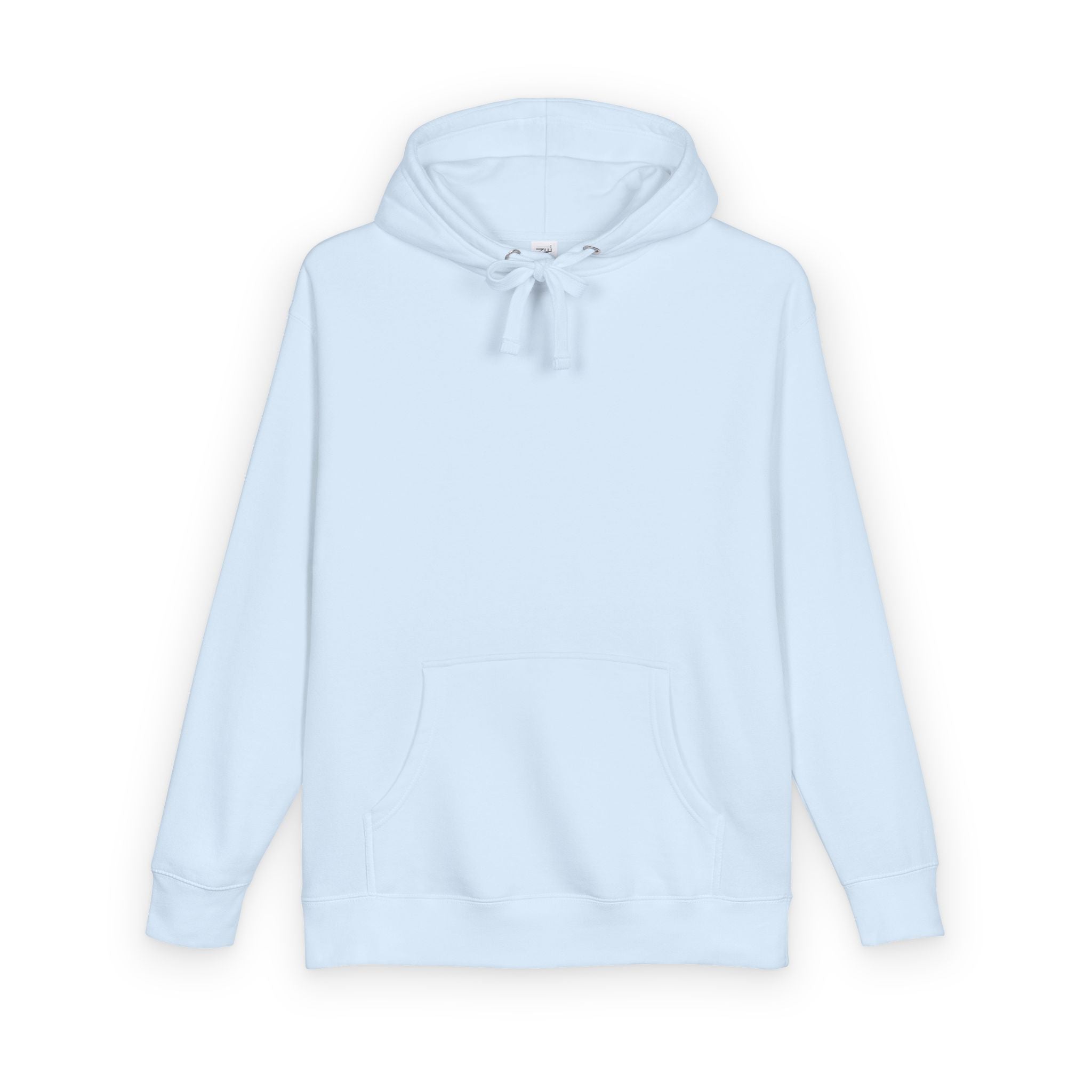 White Fleece Hoodie – Minimal Classic Pullover Hooded Sweatshirt