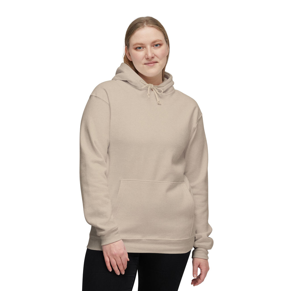 Classic White Hoodie — Made in USA Unisex Hooded Sweatshirt